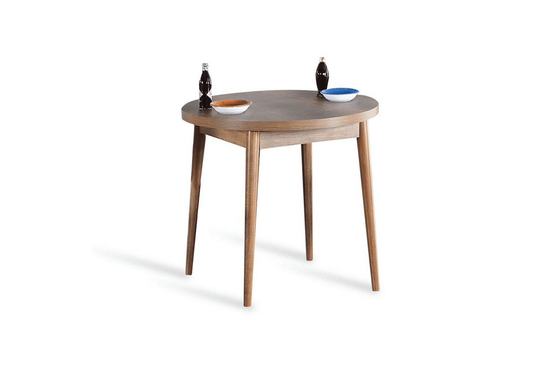 Cavuria Matbord 90 cm Rund - Valn&ouml;t