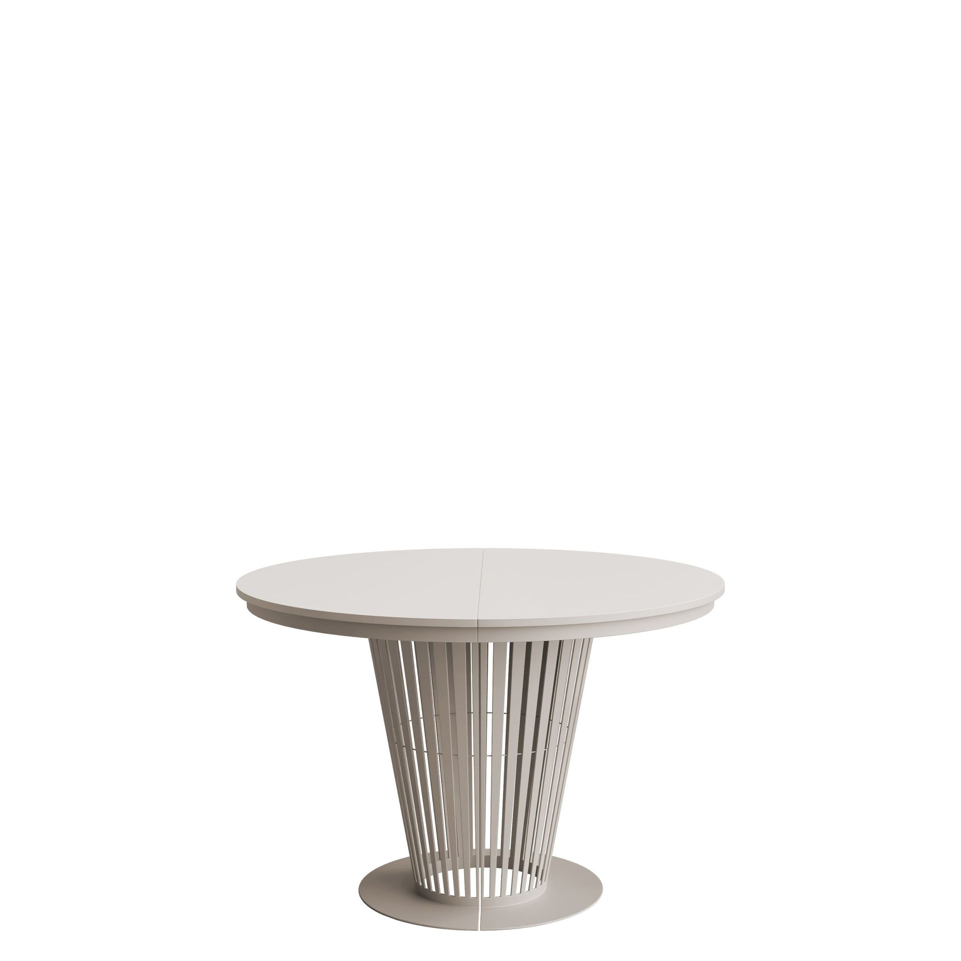 Cedra Runt Matbord 100-176 cm - beige