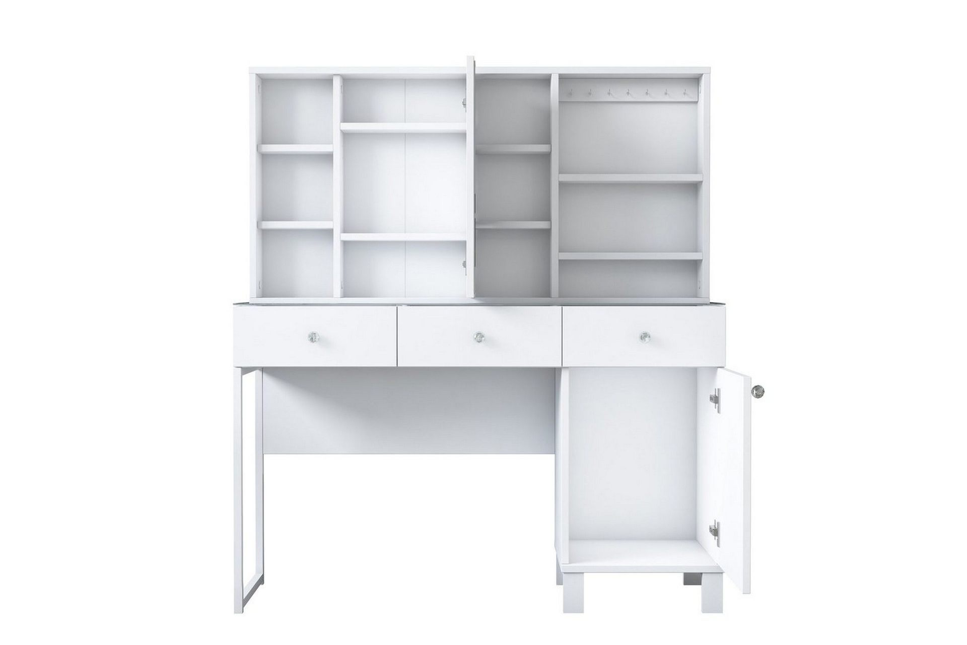 Ceris Sminkbord 120 cm - Vit