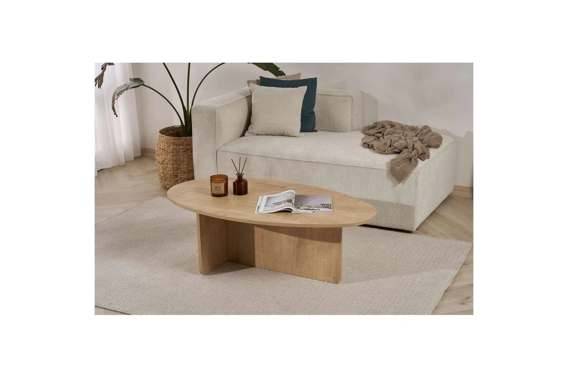 Ceyra Soffbord 120 cm - oak