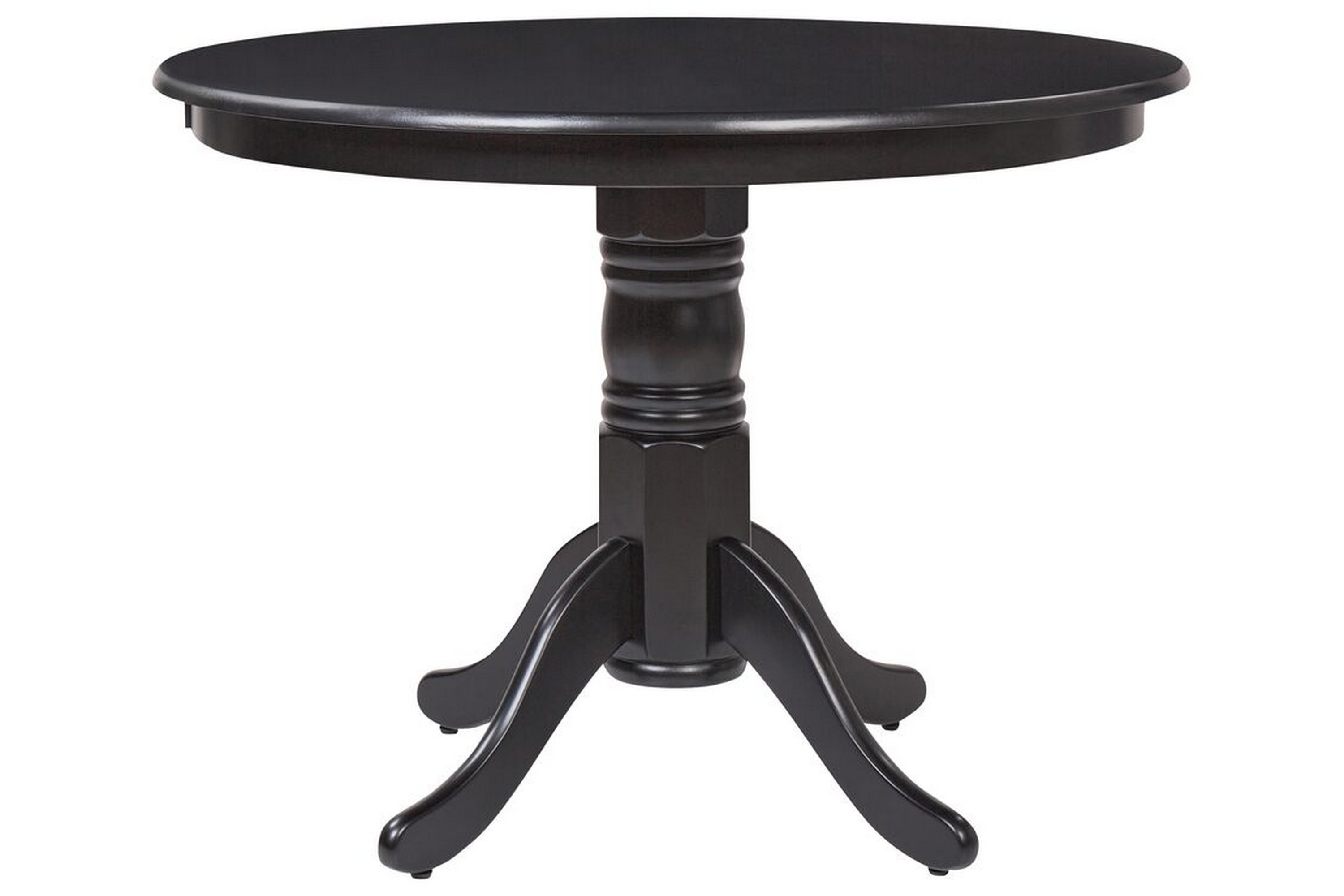 cinnamon matbord 100x76 cm rund - svart