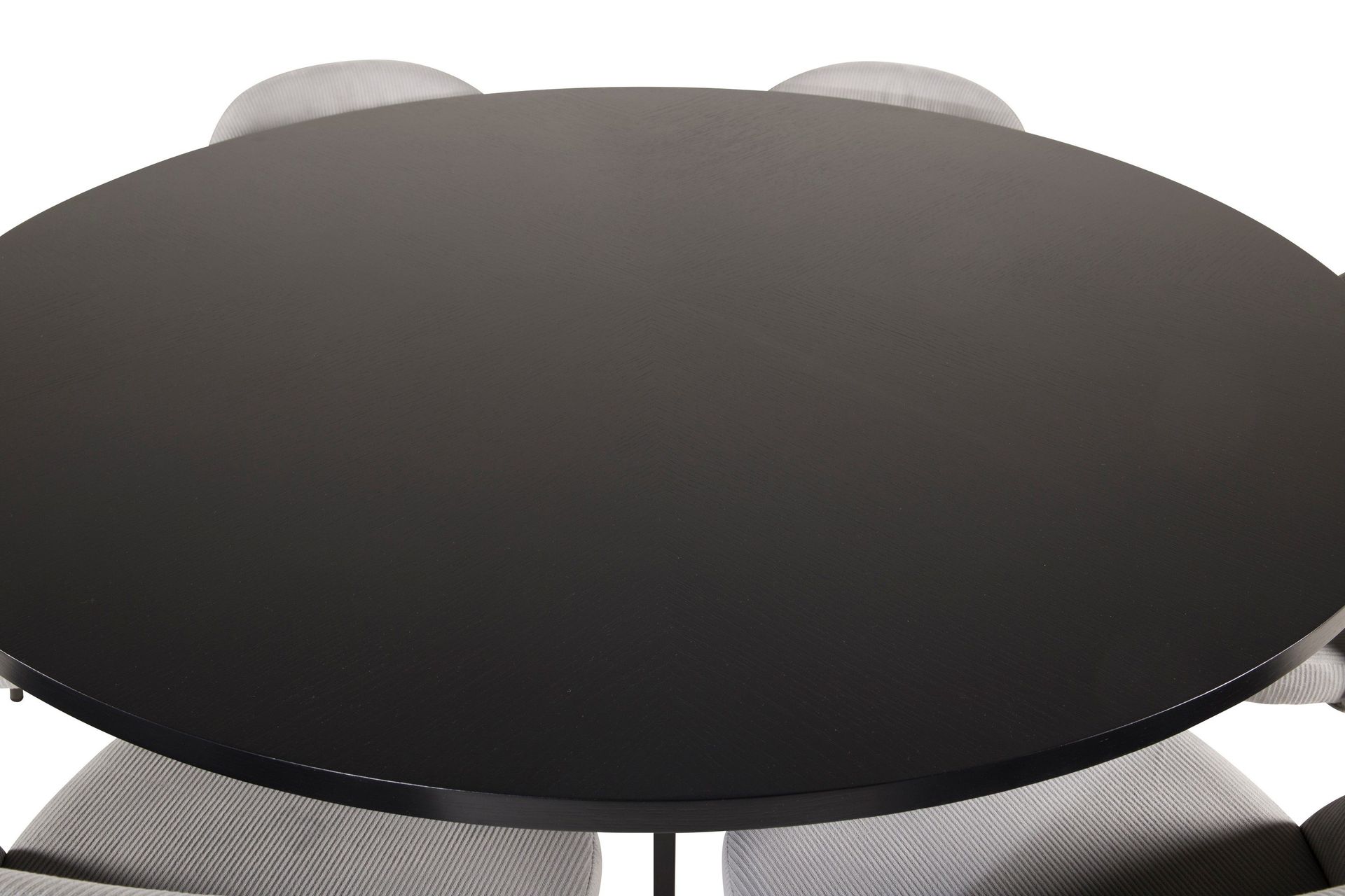 Copenhagen Matgrupp 140 cm Rund med 6 Velvet stolar -