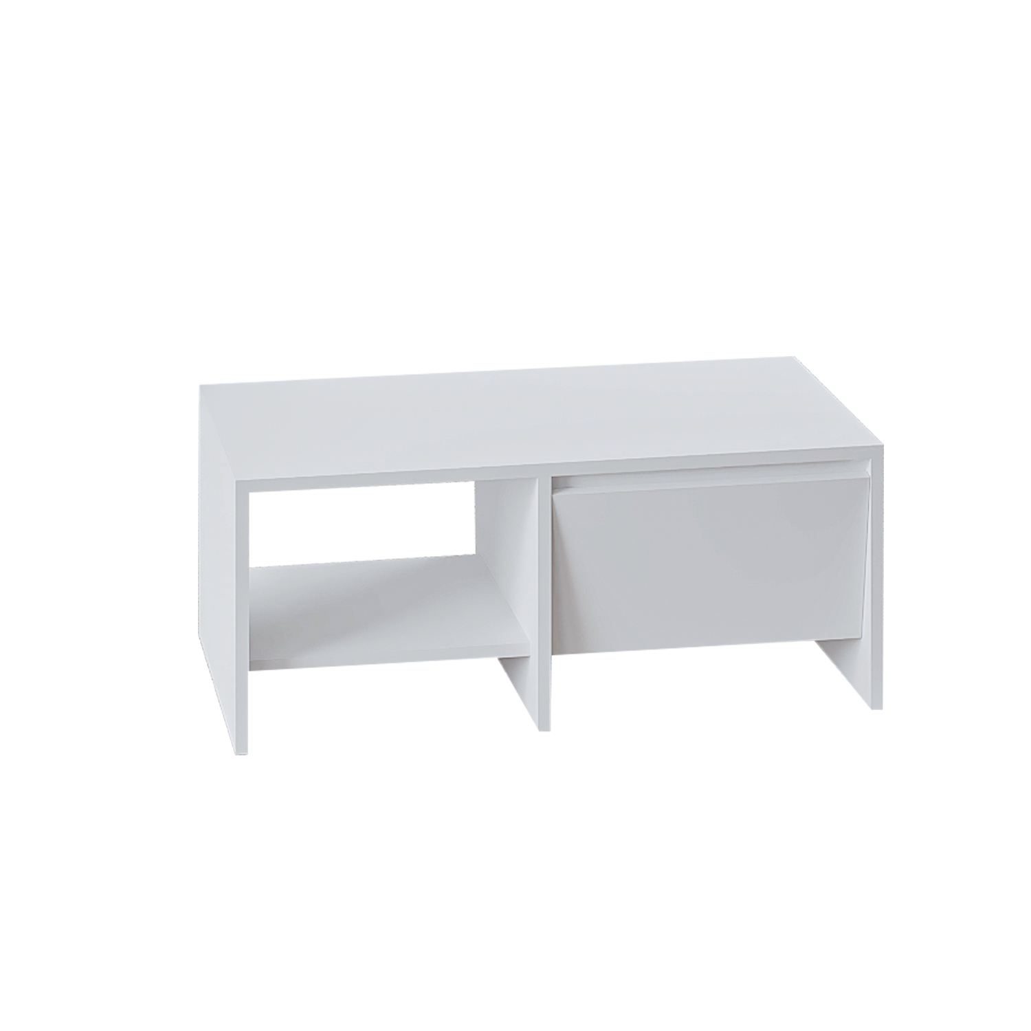 Crala Soffbord 90x35x45 cm - Vit