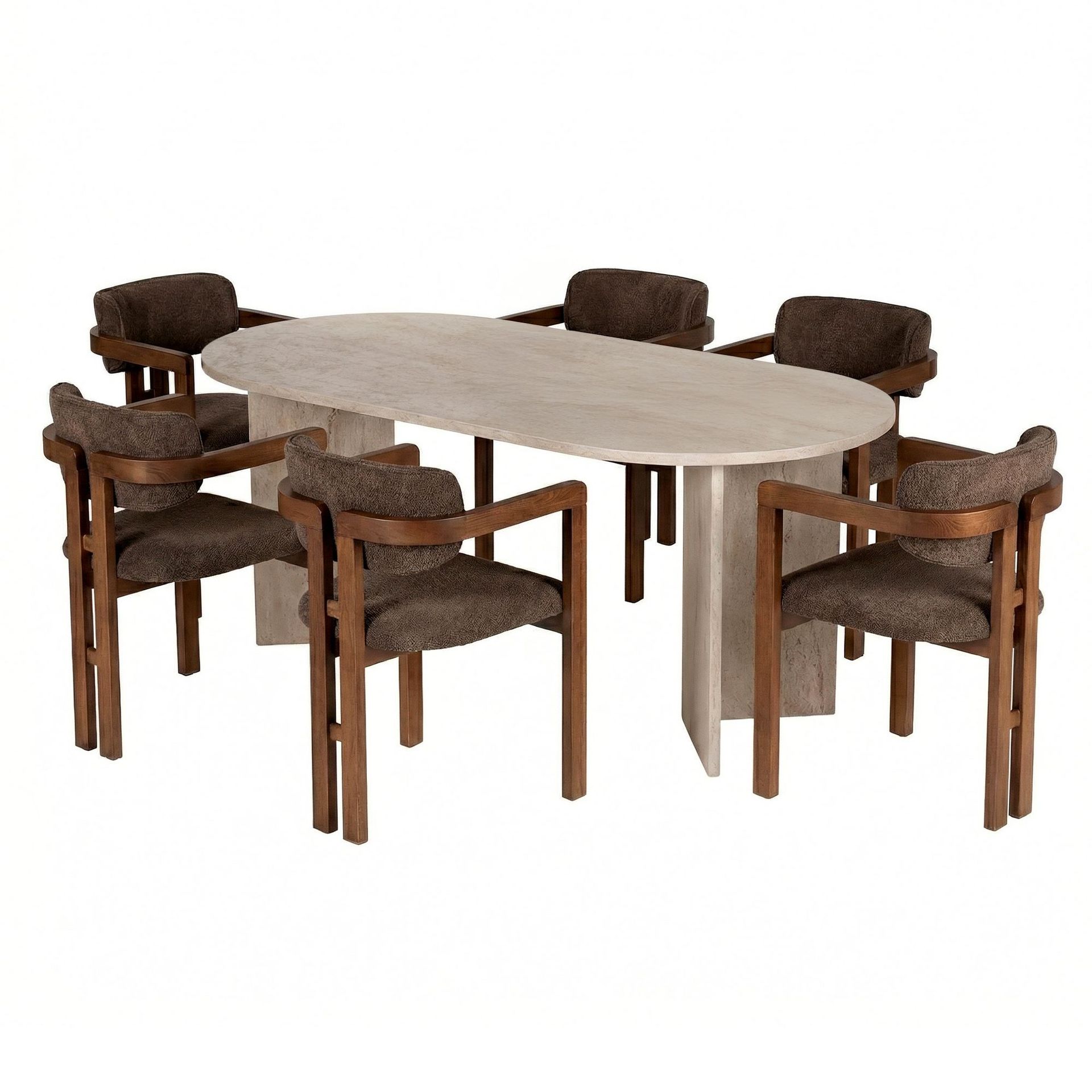 Dano Matgrupp 180 cm med 6 stolar -