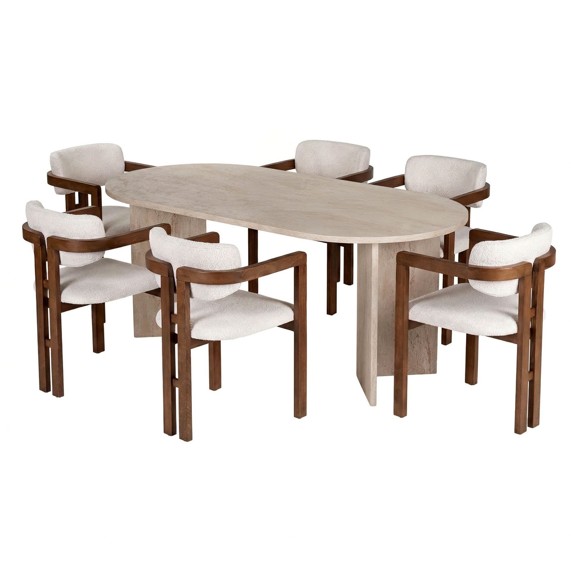 Dano Matgrupp 180 cm med 6 stolar -