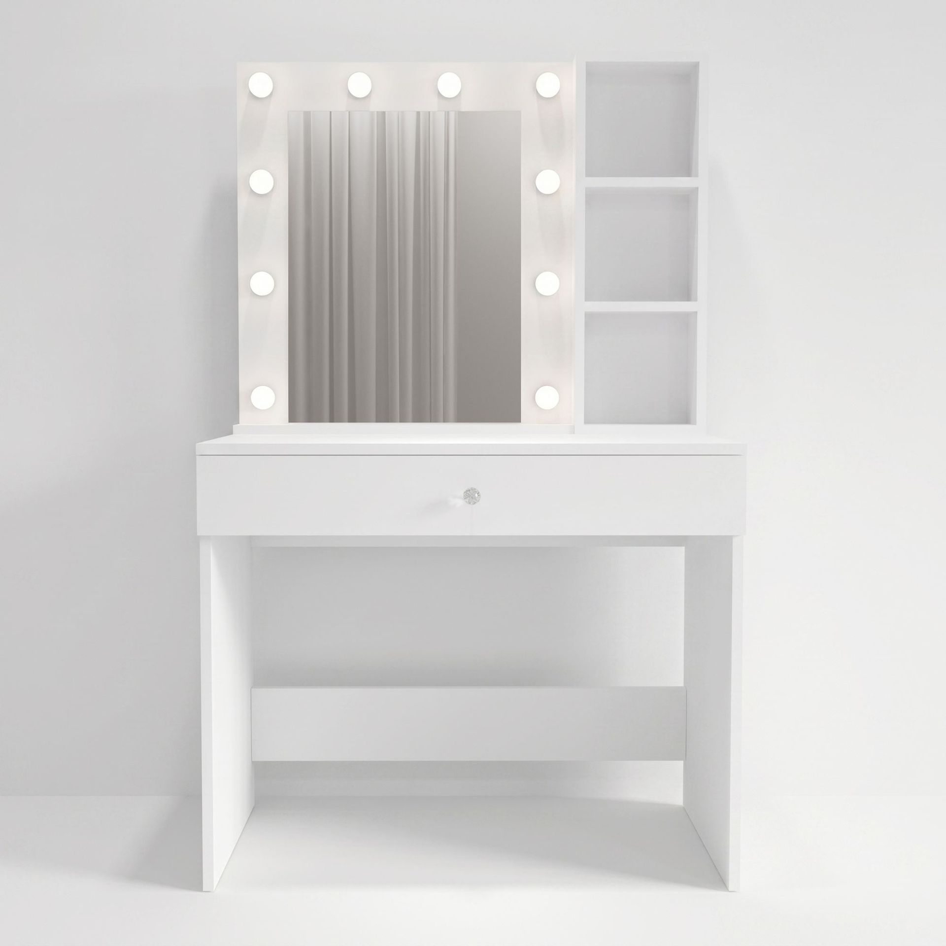 Darrowe Sminkbord 80x147x42,5 cm - Vit