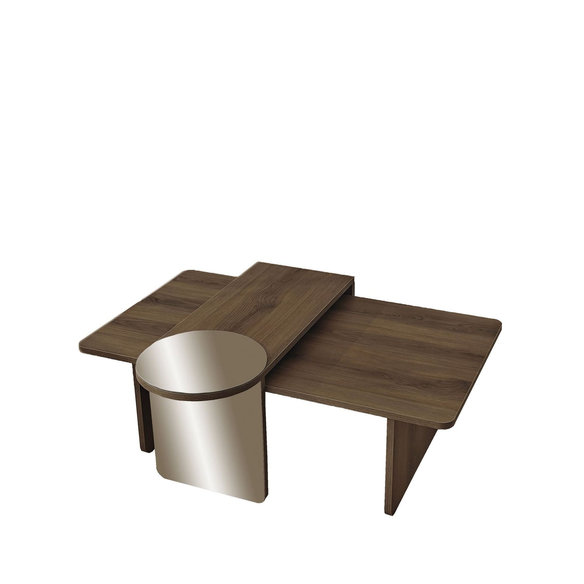 Dasina Soffbord 105 cm - Bronzie/Valnöt