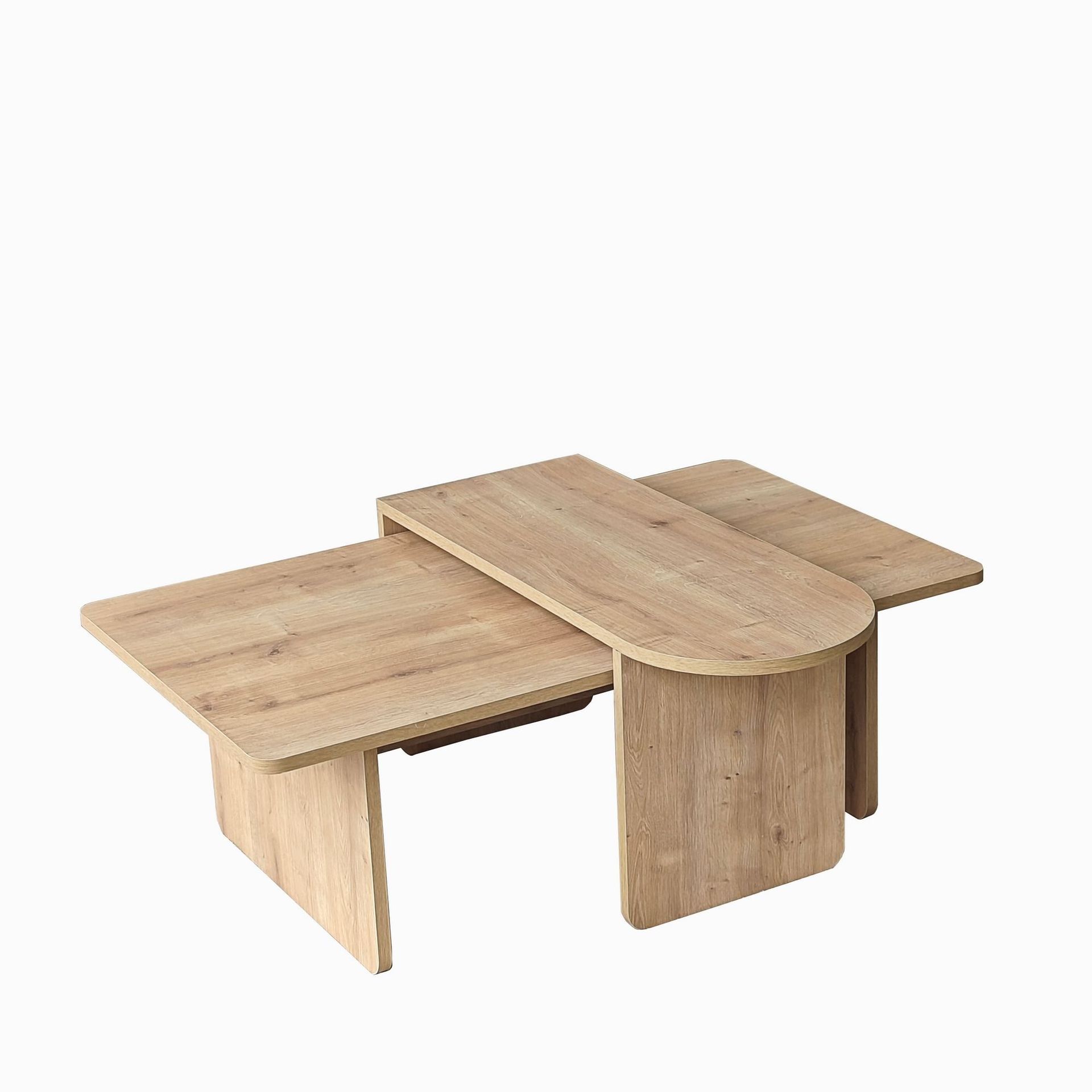 Djarhint Soffbordsset 82 cm - Bronze/Sapphire Oak