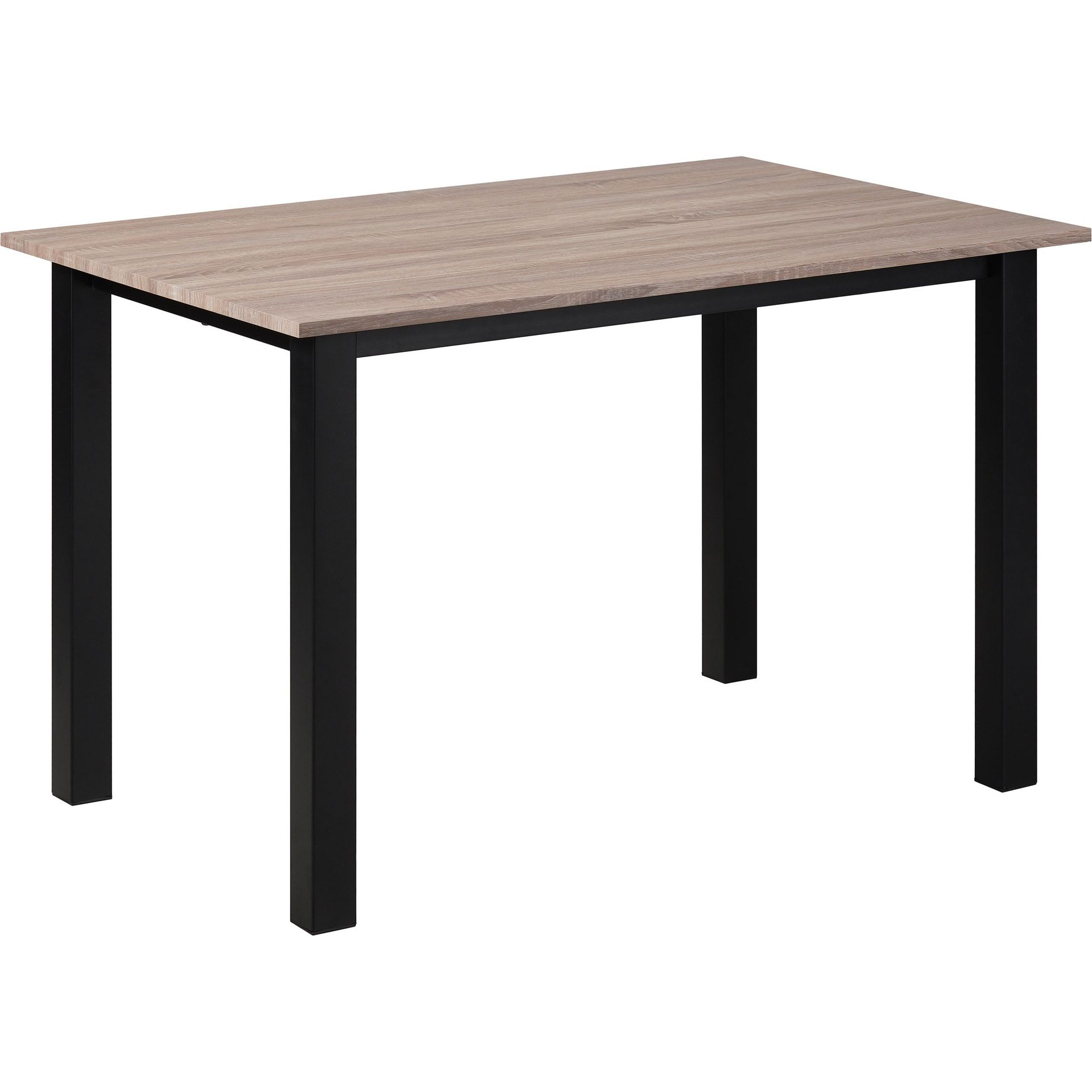 Durham Matbord 120x80 cm - Ekbrun och svart