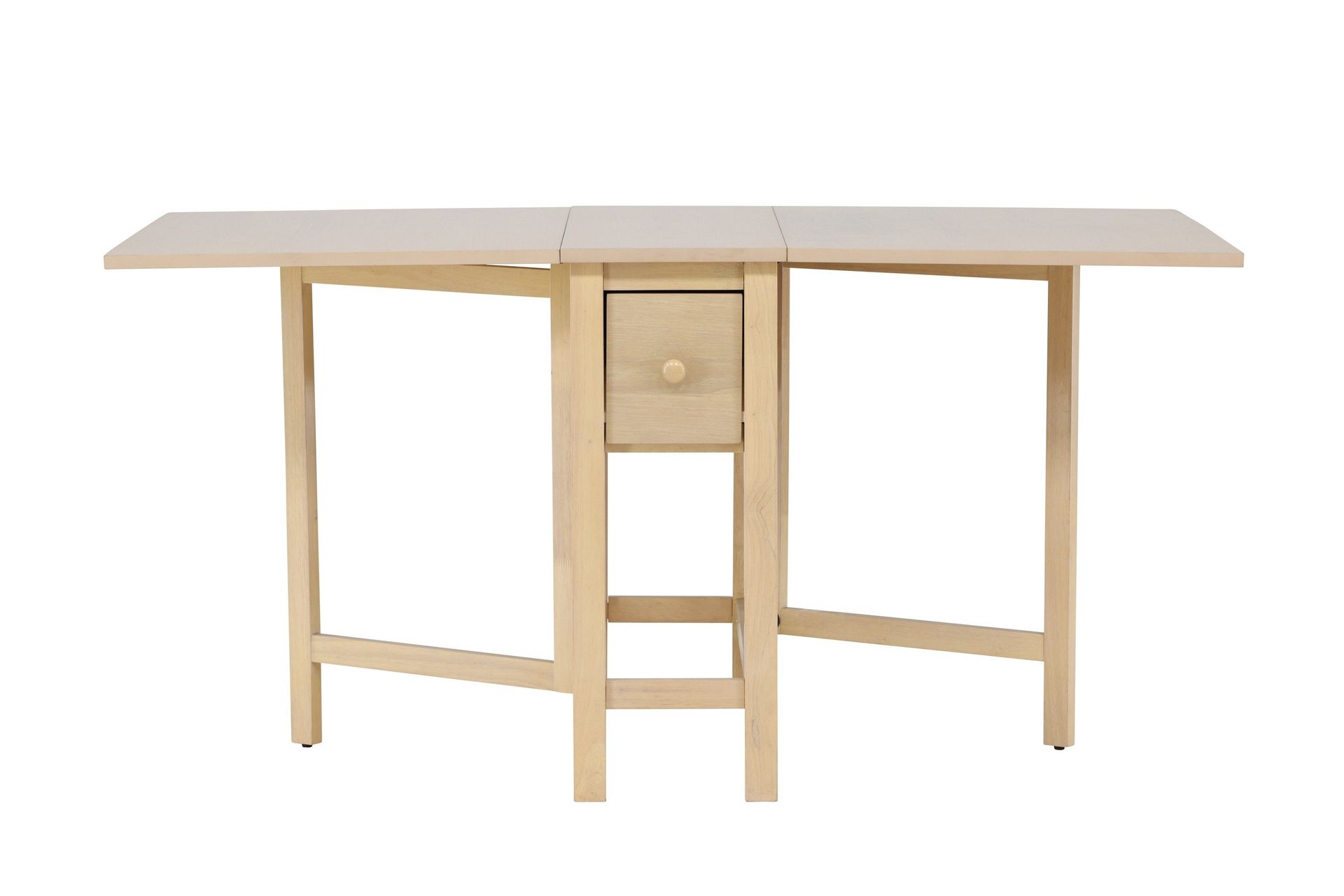 Edward Drop Leaf Table 150x80 cm - Whitewash / -