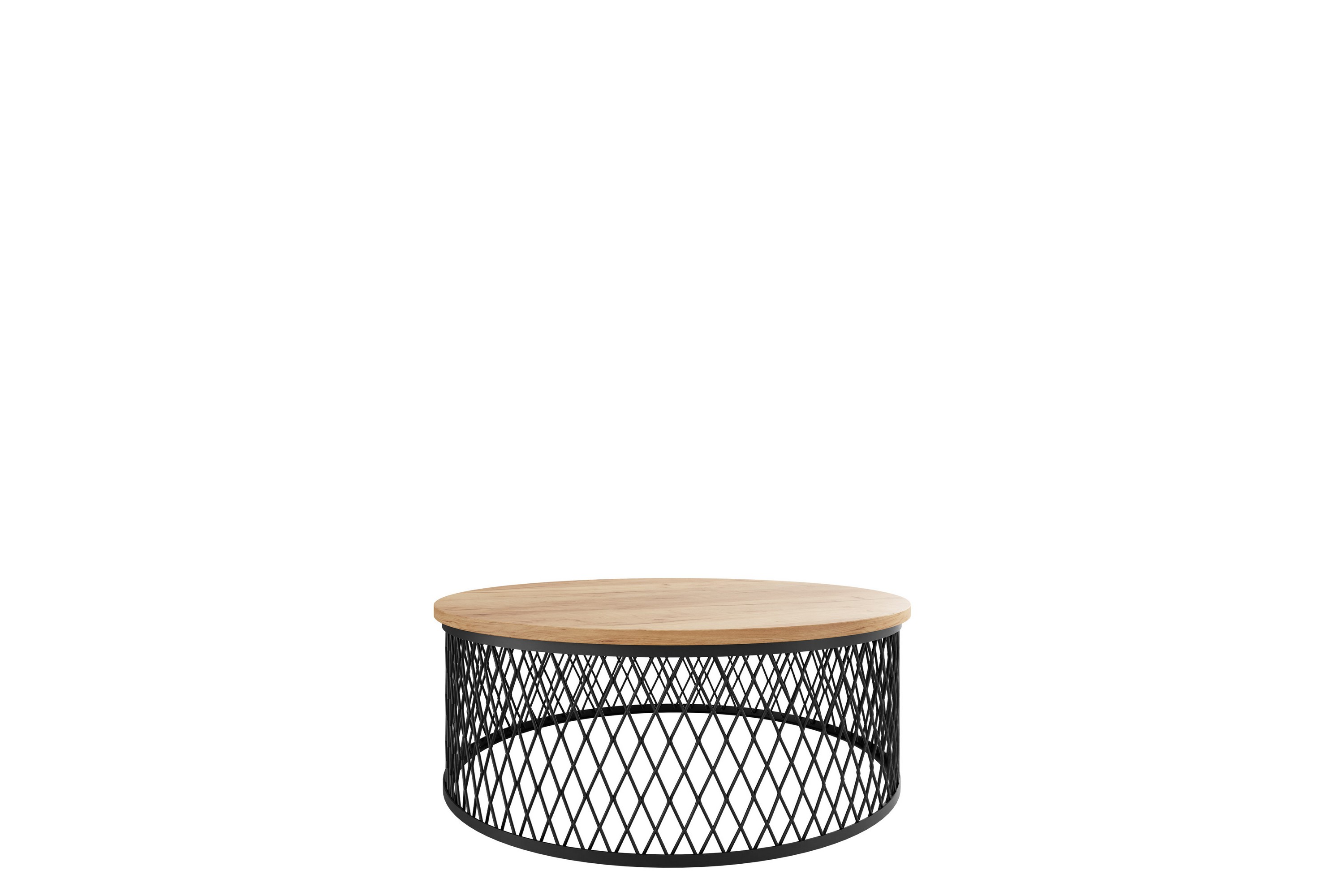 Egan Soffbord 75 cm Svart/Beige