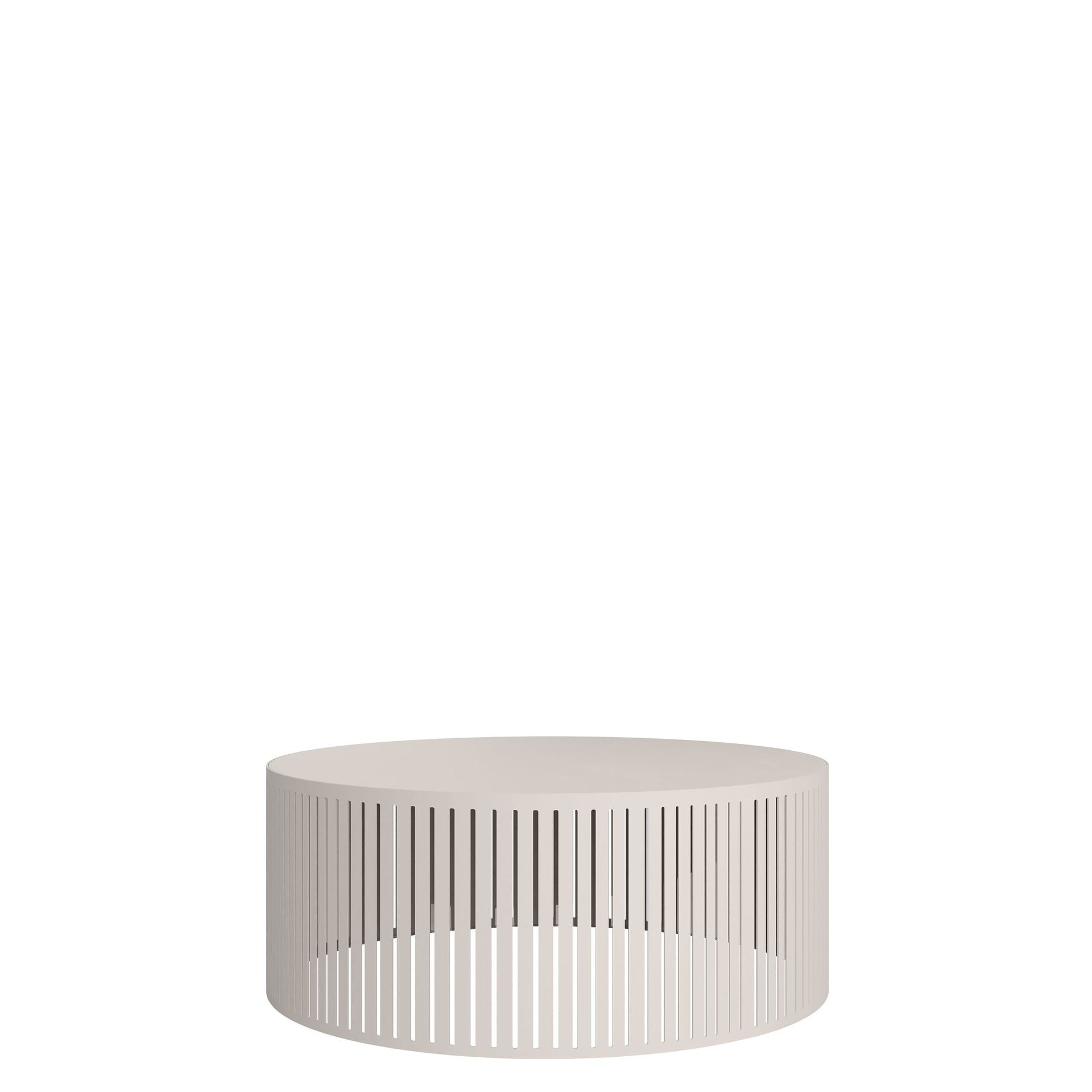 Elenio Soffbord 75 cm Rund - Beige