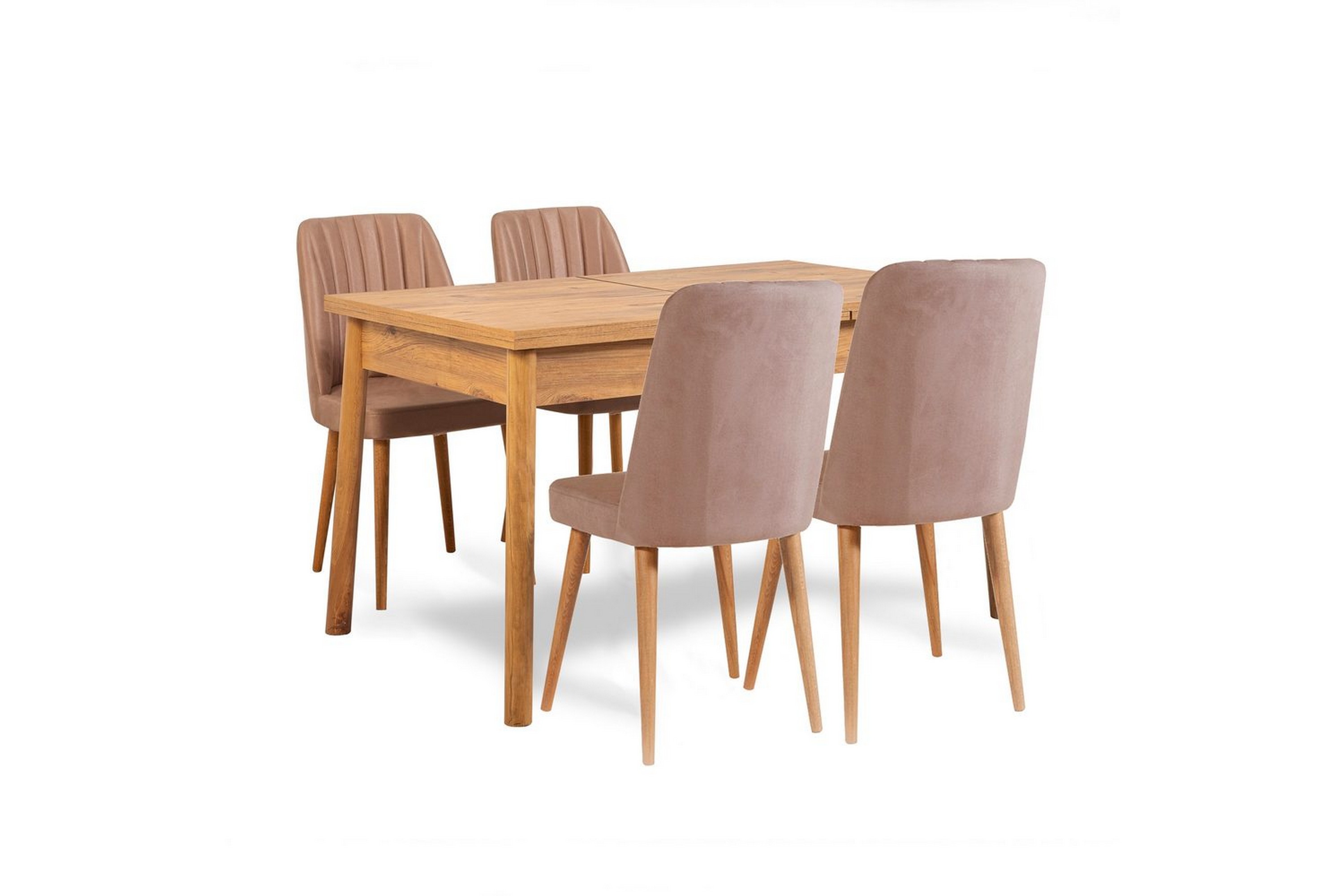 ergene matgrupp 120 cm rektangulär - natur/sten