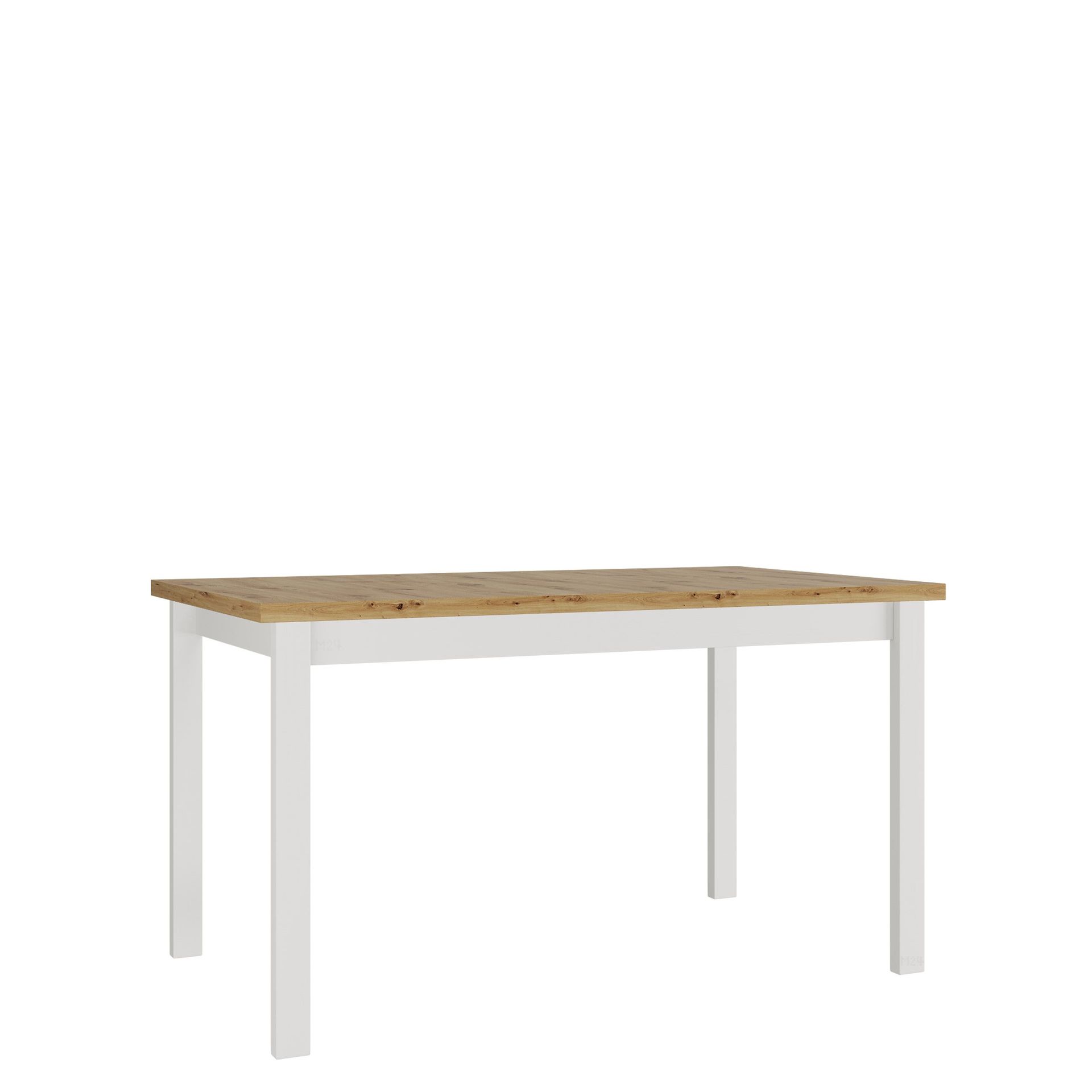 Ericka Matbord 140 cm Rektangul&auml;r - Vit/Brun
