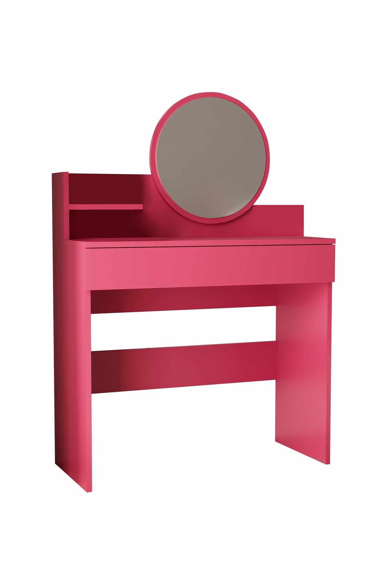 Fabrony Sminkbord med spegel 90 cm - Hallon