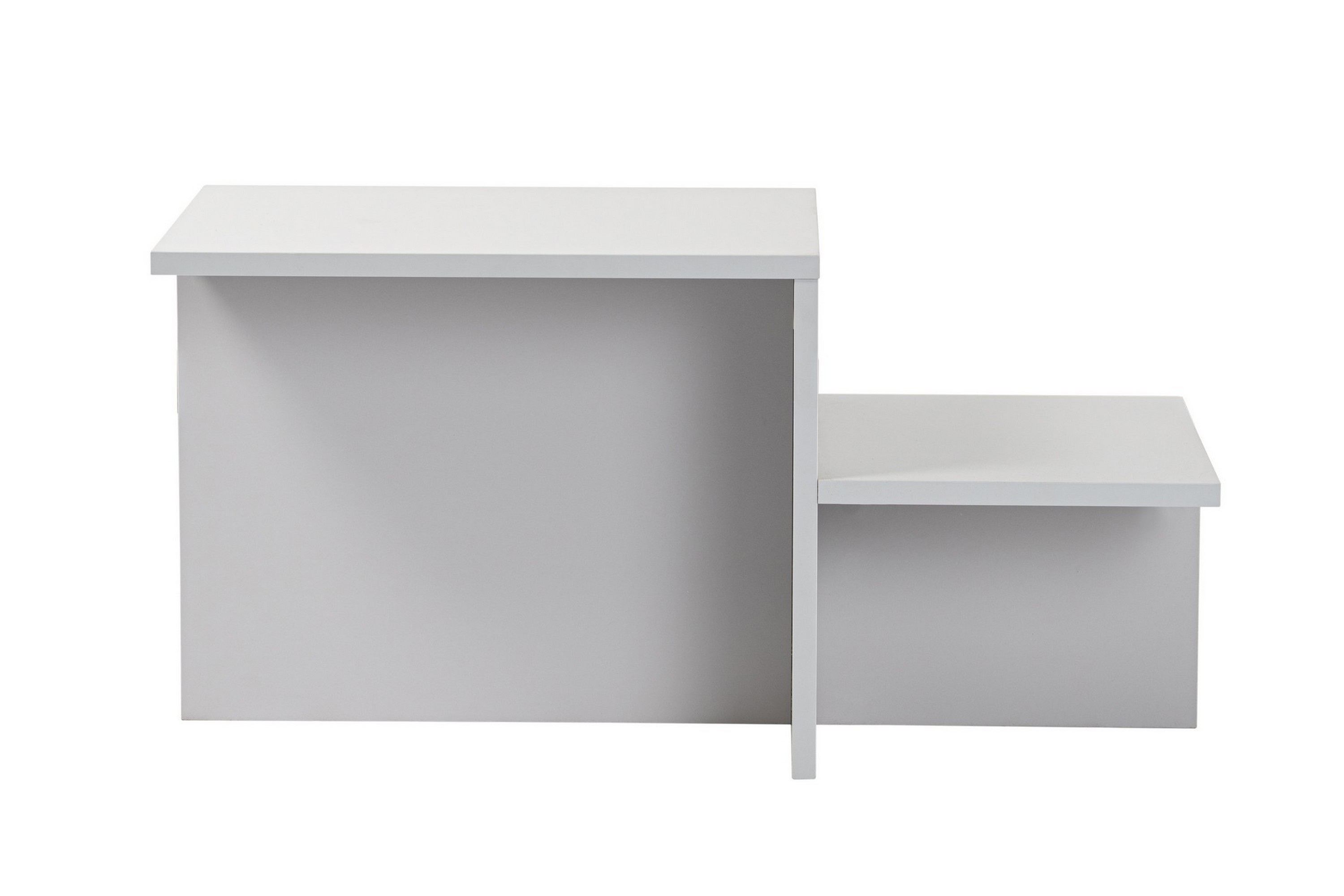 Fabrony Soffbord 80x40 cm Ljusgrå