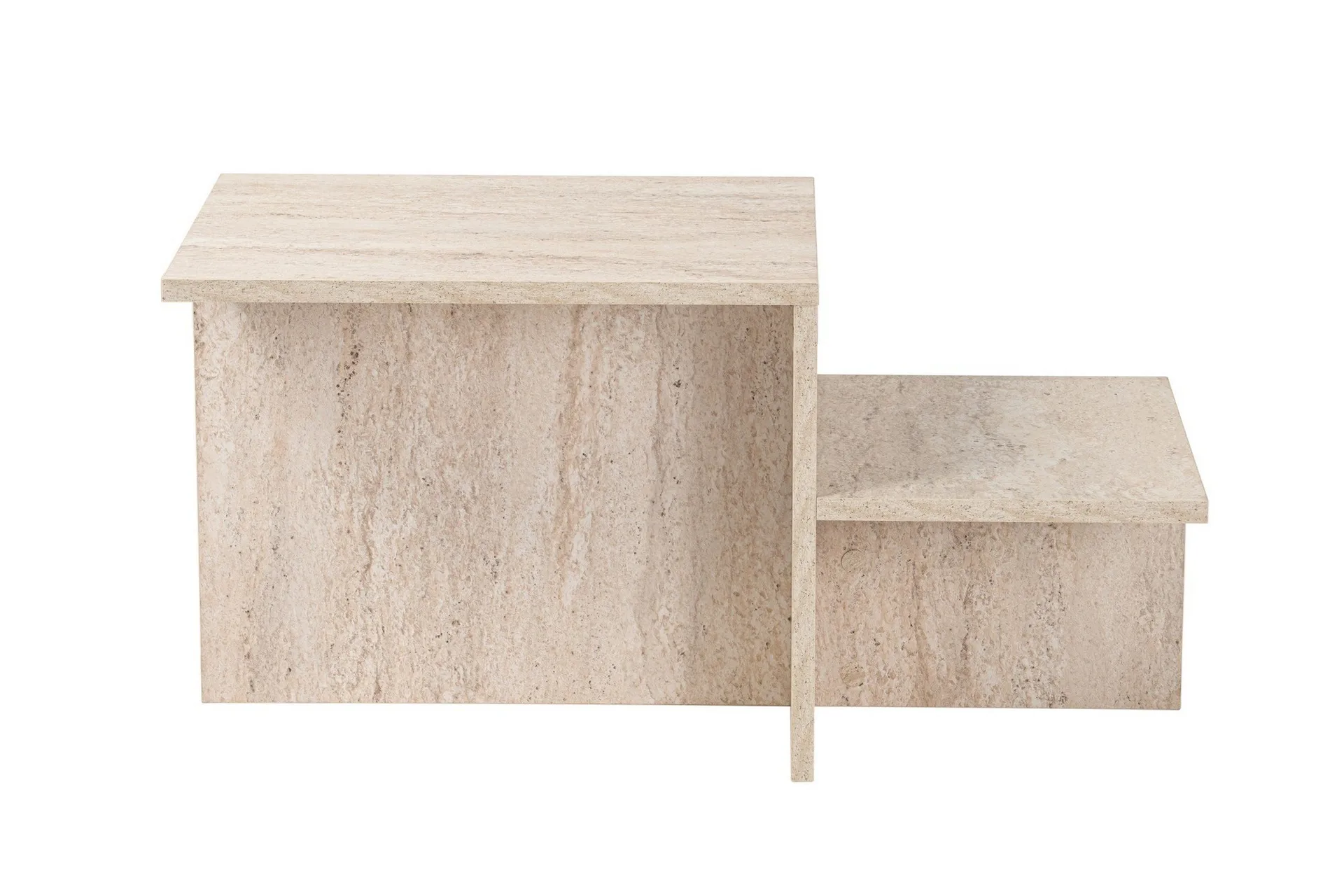 Fabrony Soffbord 80x40 cm - Travertin