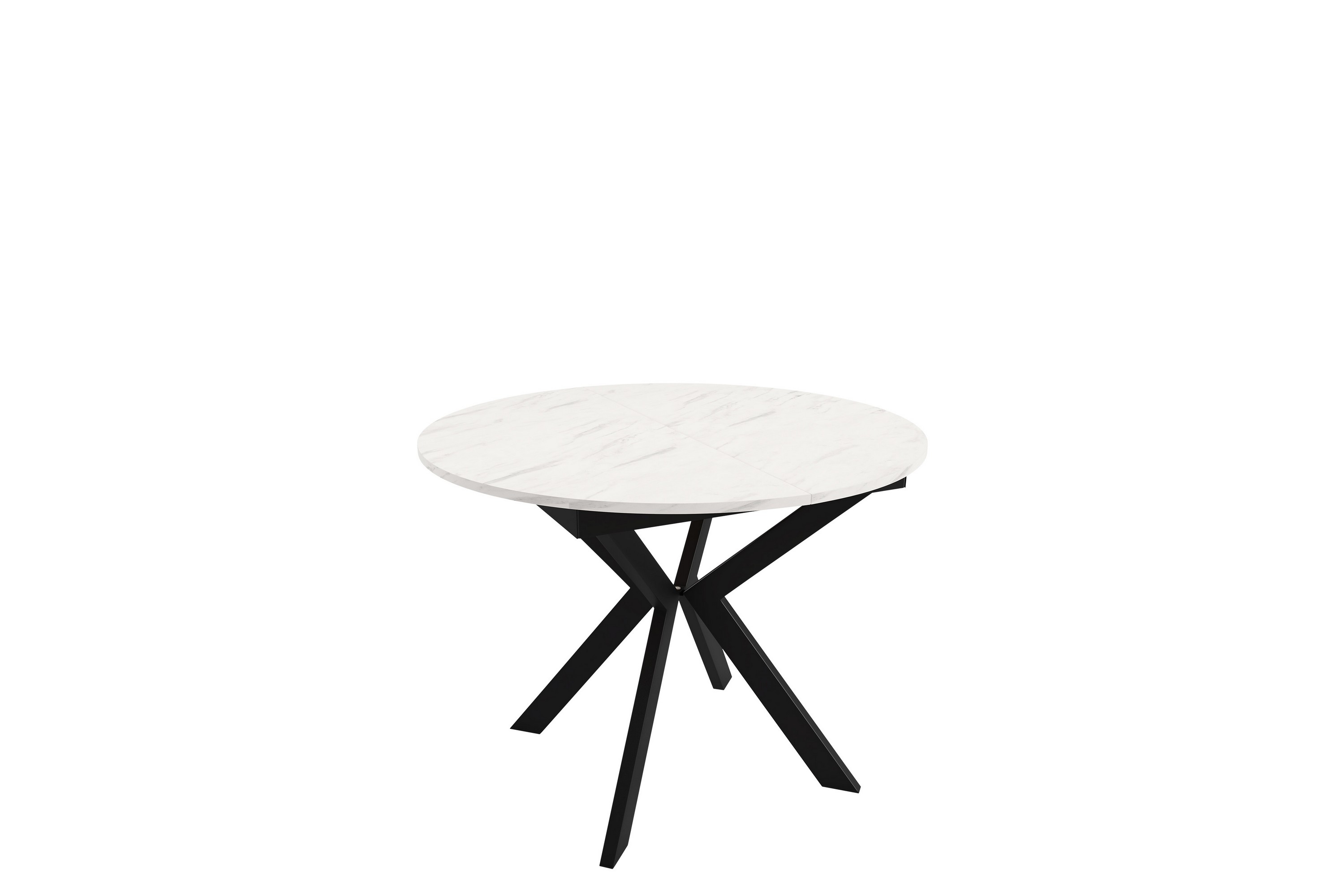Ferrer Matbord 138 cm Svart/Vit