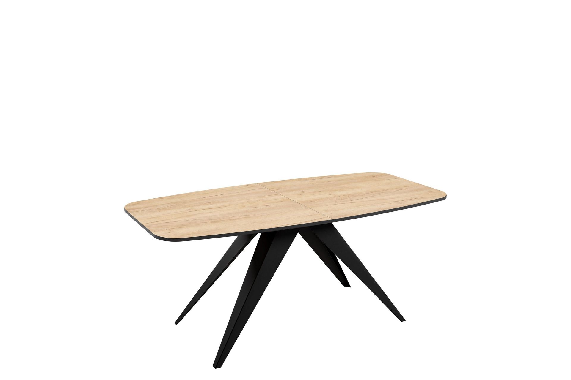 Ferro Matbord 198 cm - Svart/Beige