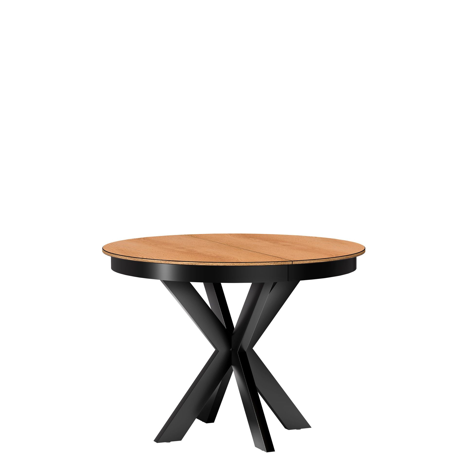 Fonti Matbord 110 cm Rund - Brunsvart