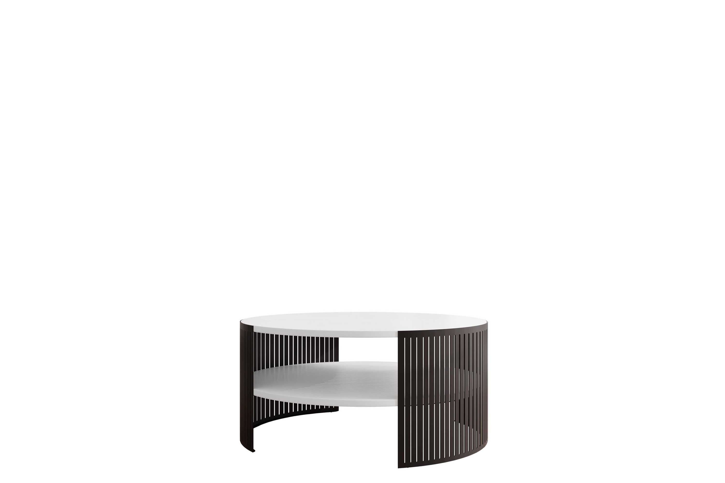 Friend Soffbord 75 cm Svart/Vit
