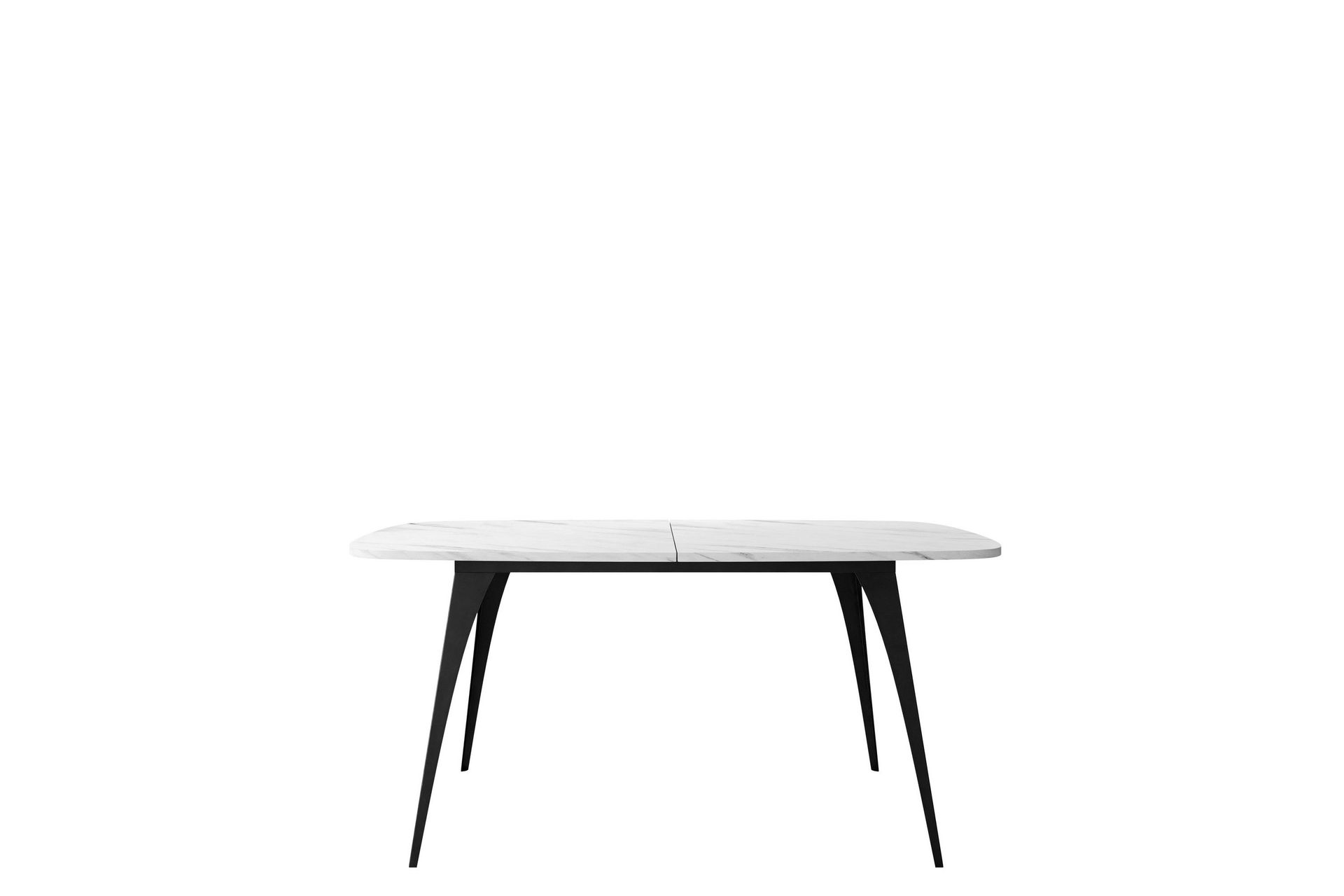 fritzger matbord 198 cm - svart/vit