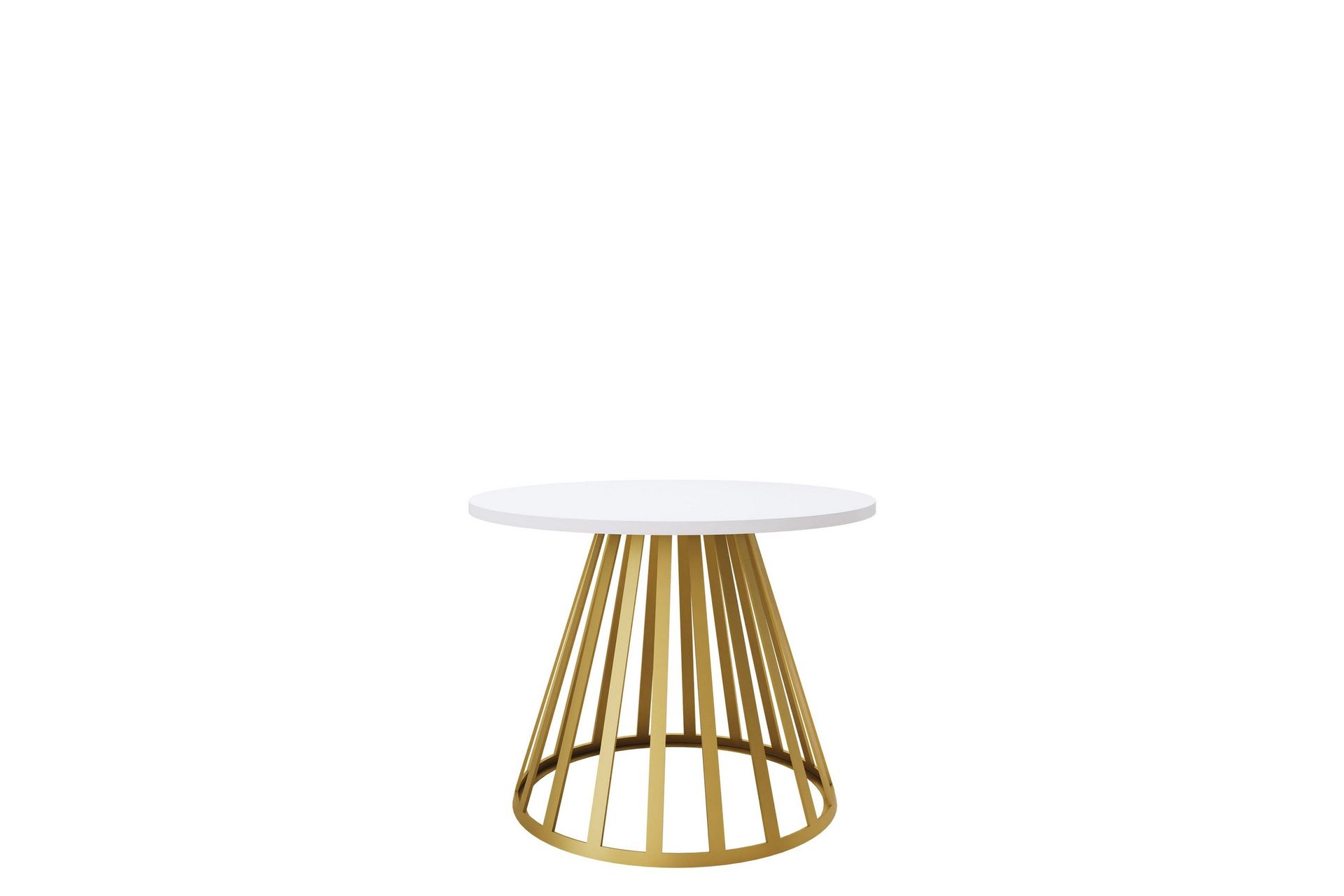 Frosty Soffbord 58 cm - Guld/Vit