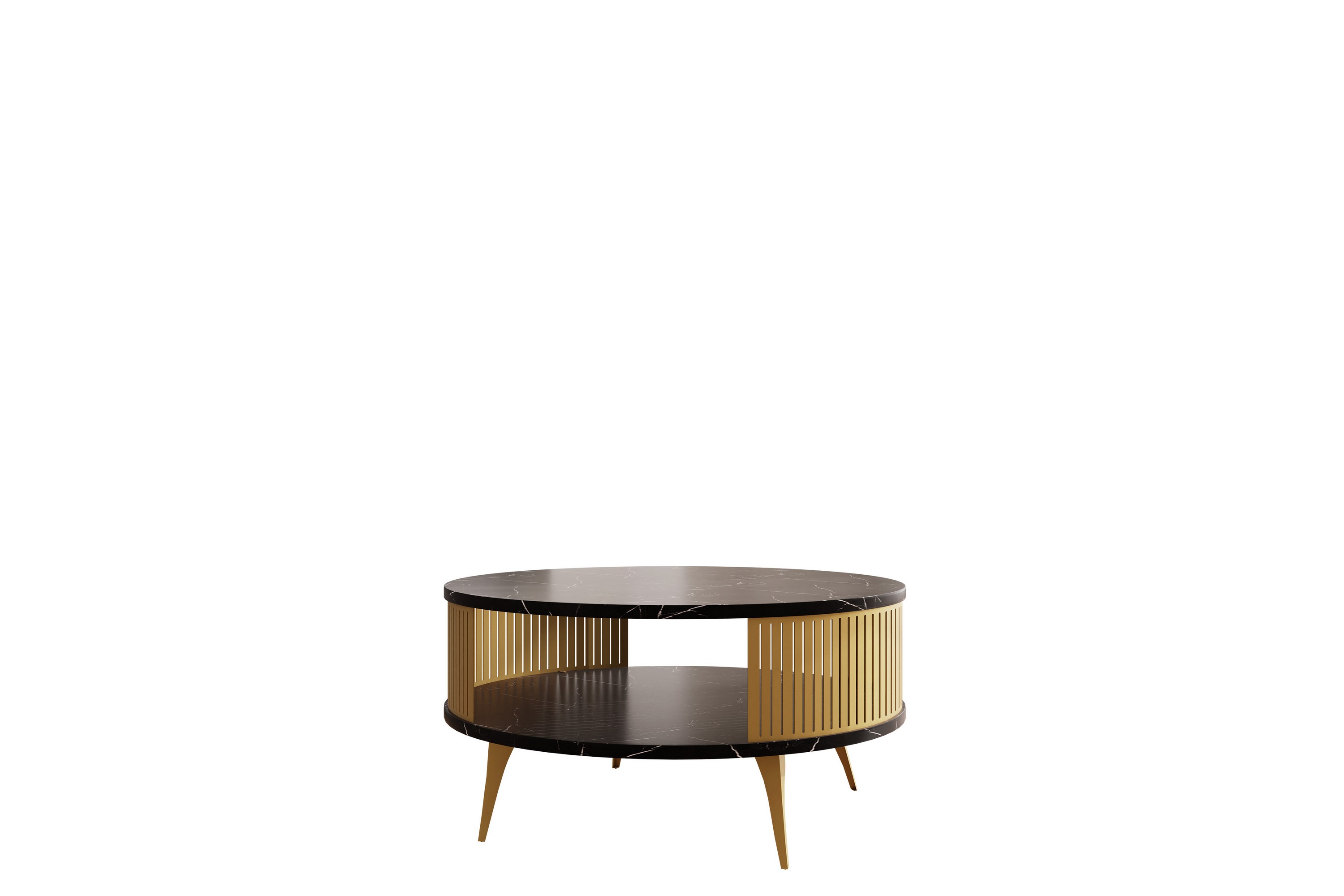 Galia Soffbord 75 cm Guld/Svart