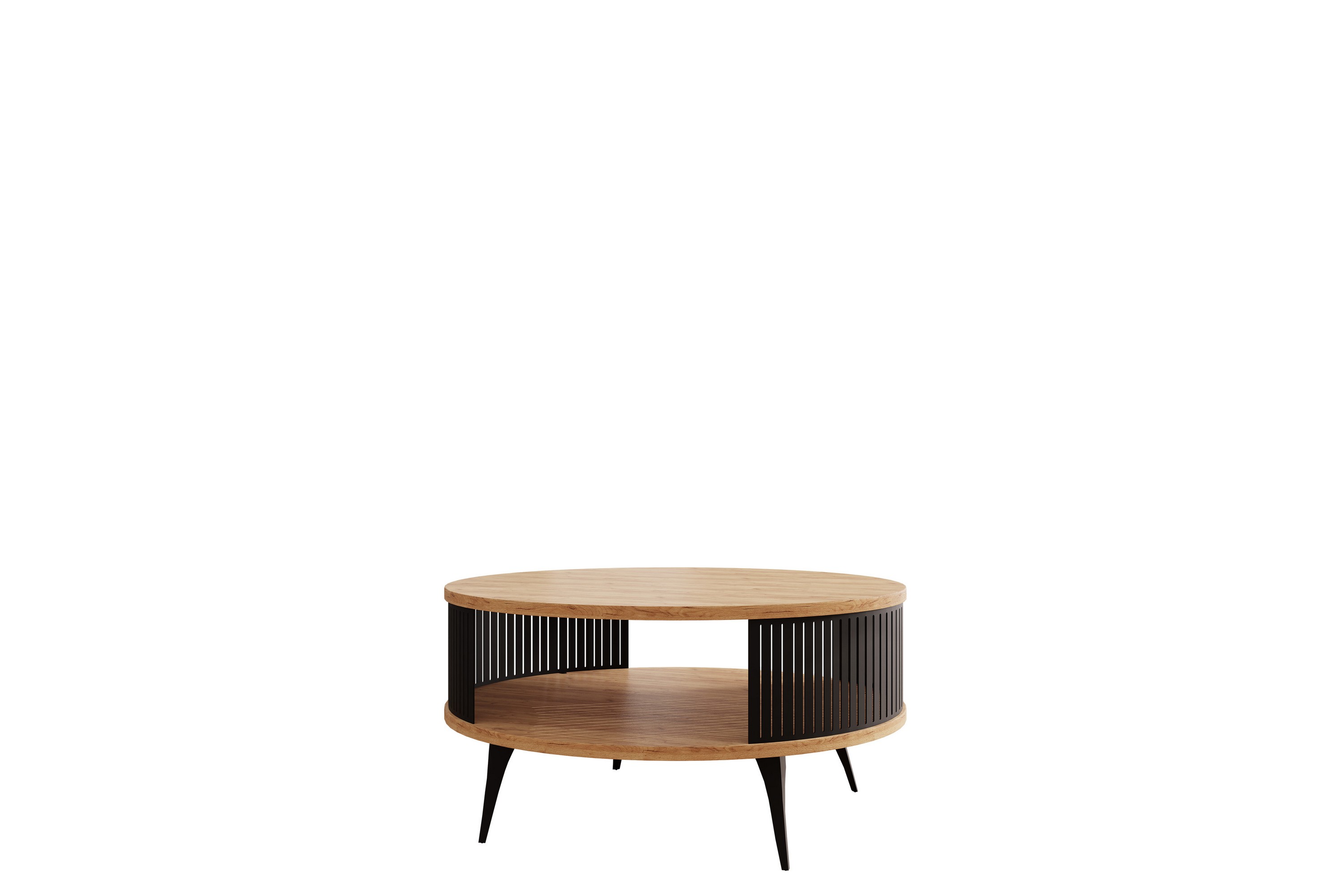 Galia Soffbord 75 cm Svart/Beige