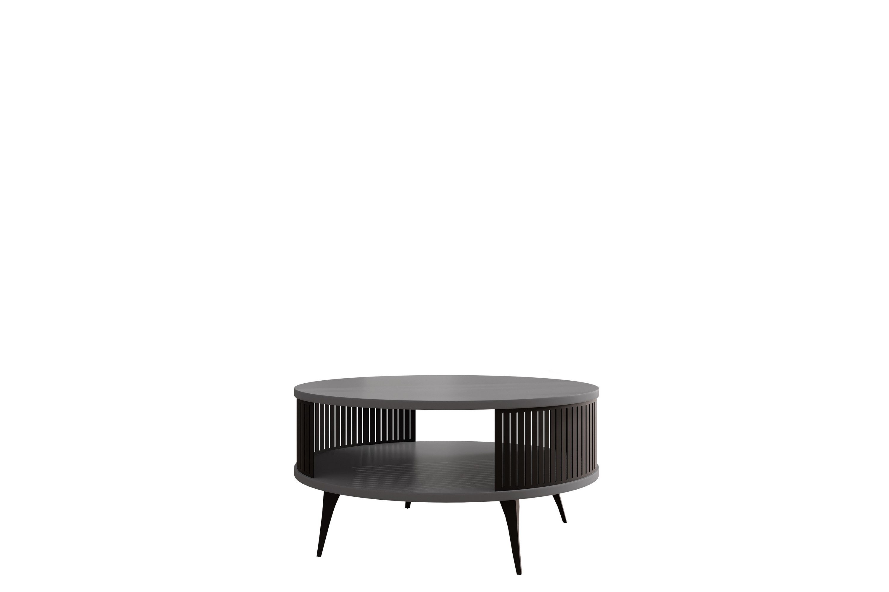 Galia Soffbord 75 cm Svart/Ljusgrå