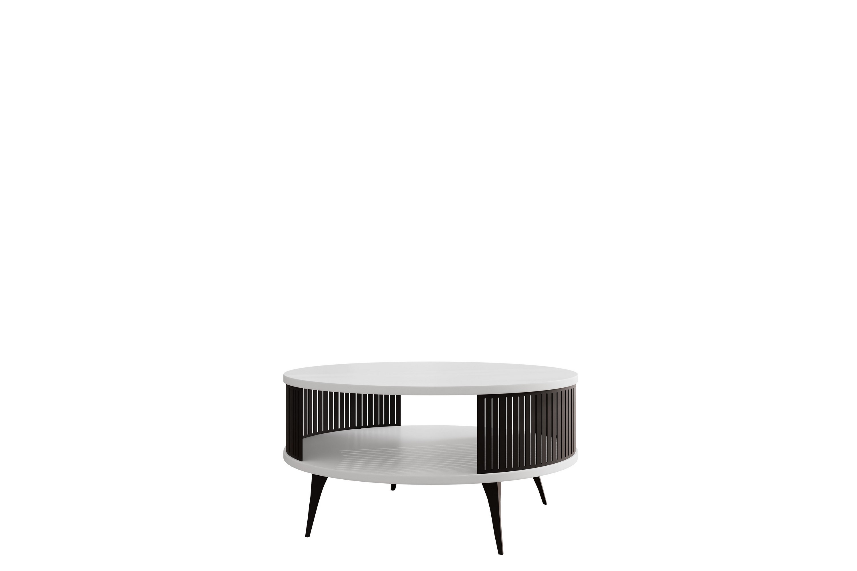 Galia Soffbord 75 cm Svart/Vit
