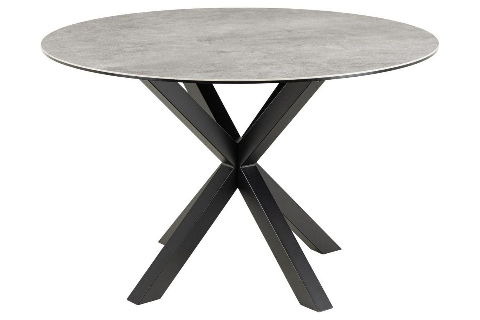 ganesh matbord 119 cm rund - grå