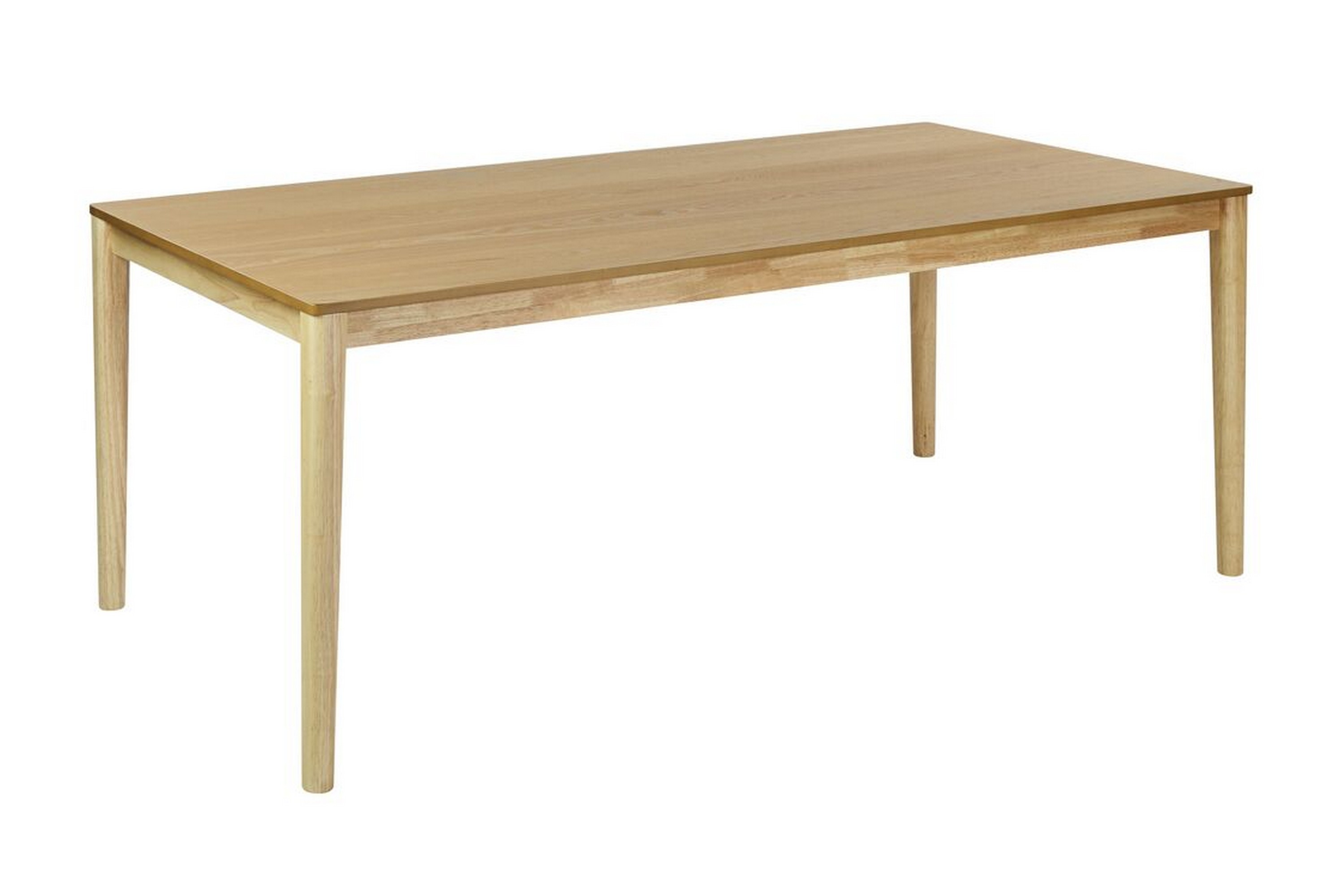 garner matbord 100 cm rektangulär - ljust trä