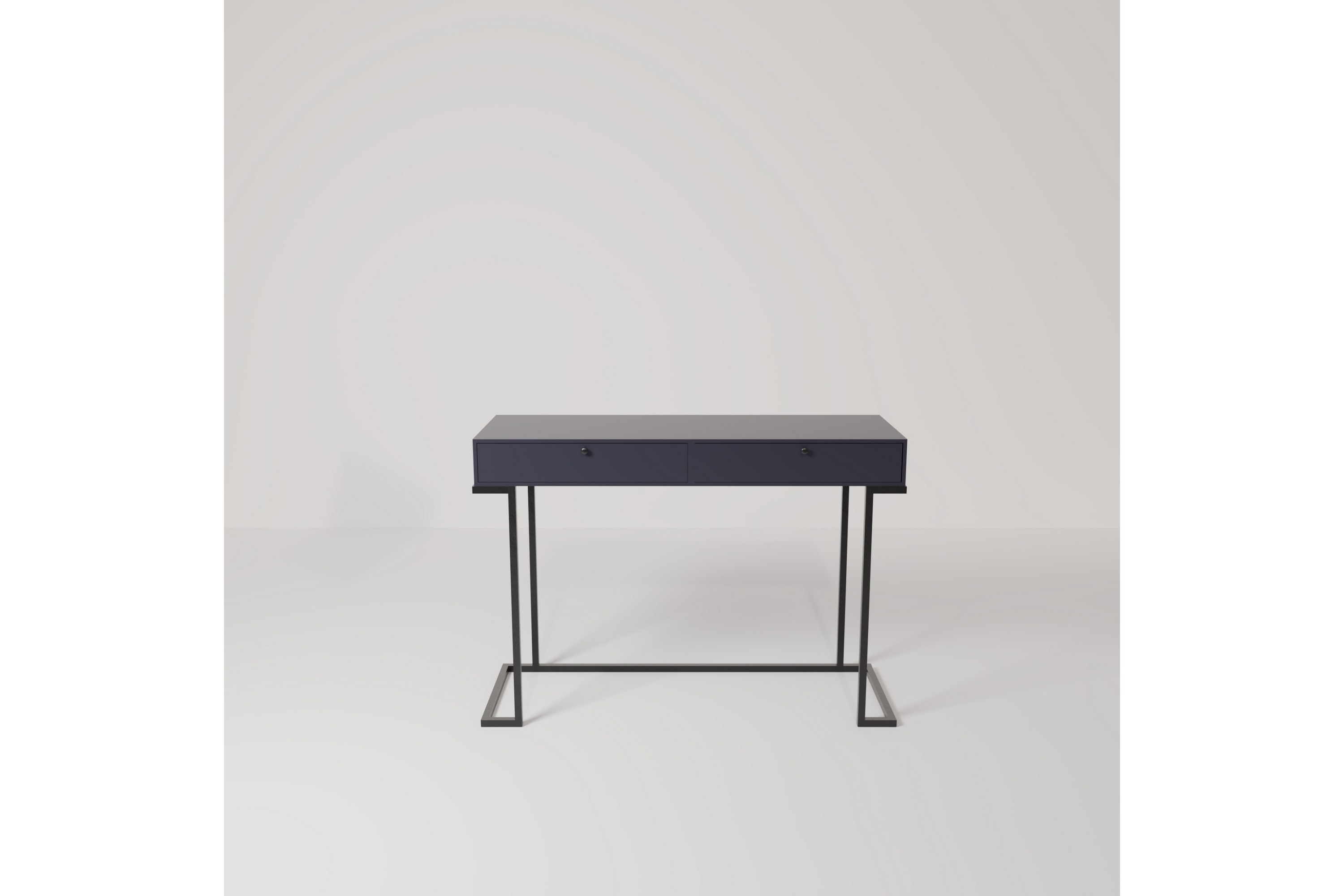 Ghimre Sminkbord 120x45 cm Antracit/Svart
