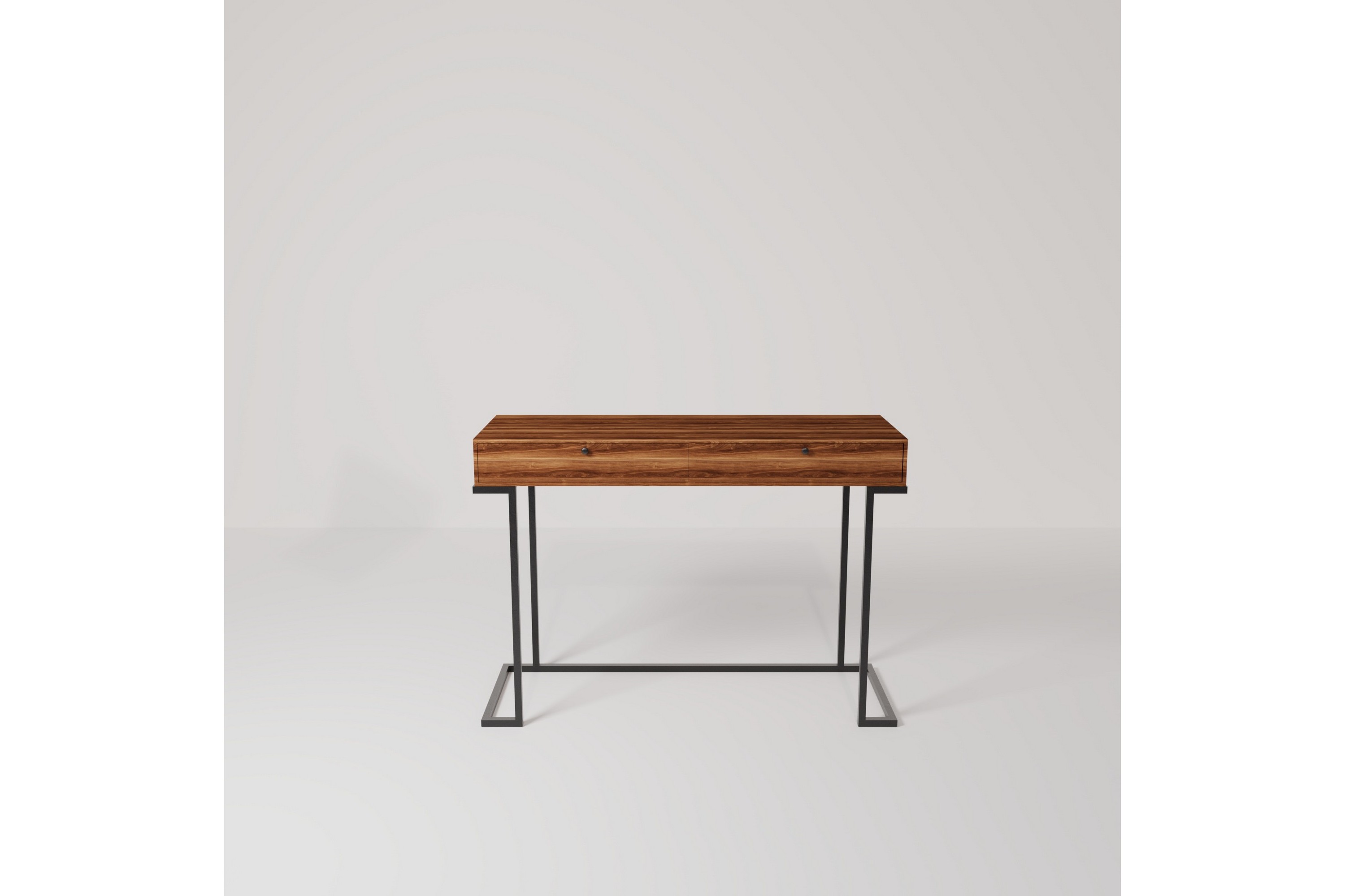 Ghimre Sminkbord 120x45 cm Valnöt/Svart