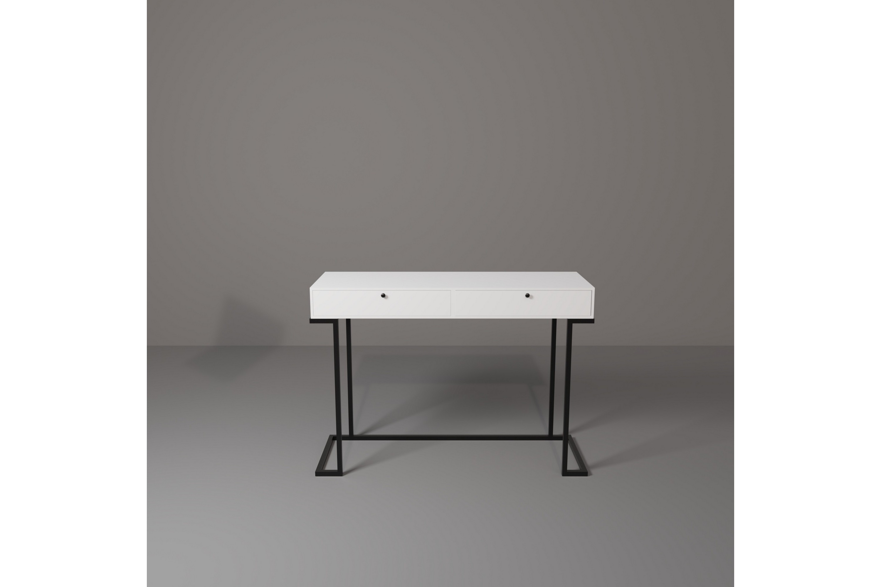 Ghimre Sminkbord 120x45 cm Vit/Svart