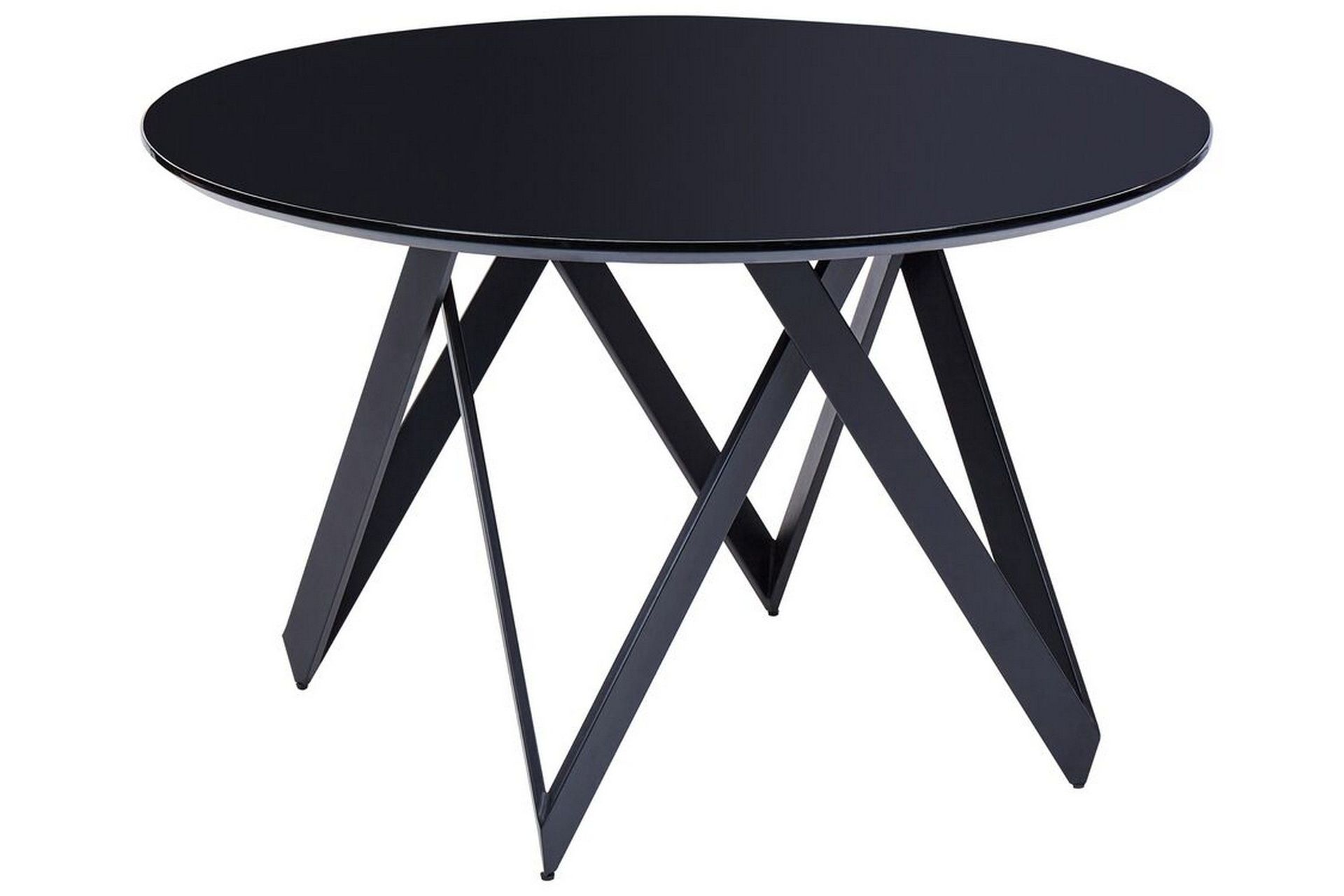 Gunden Matbord 120 cm Rund - Svart