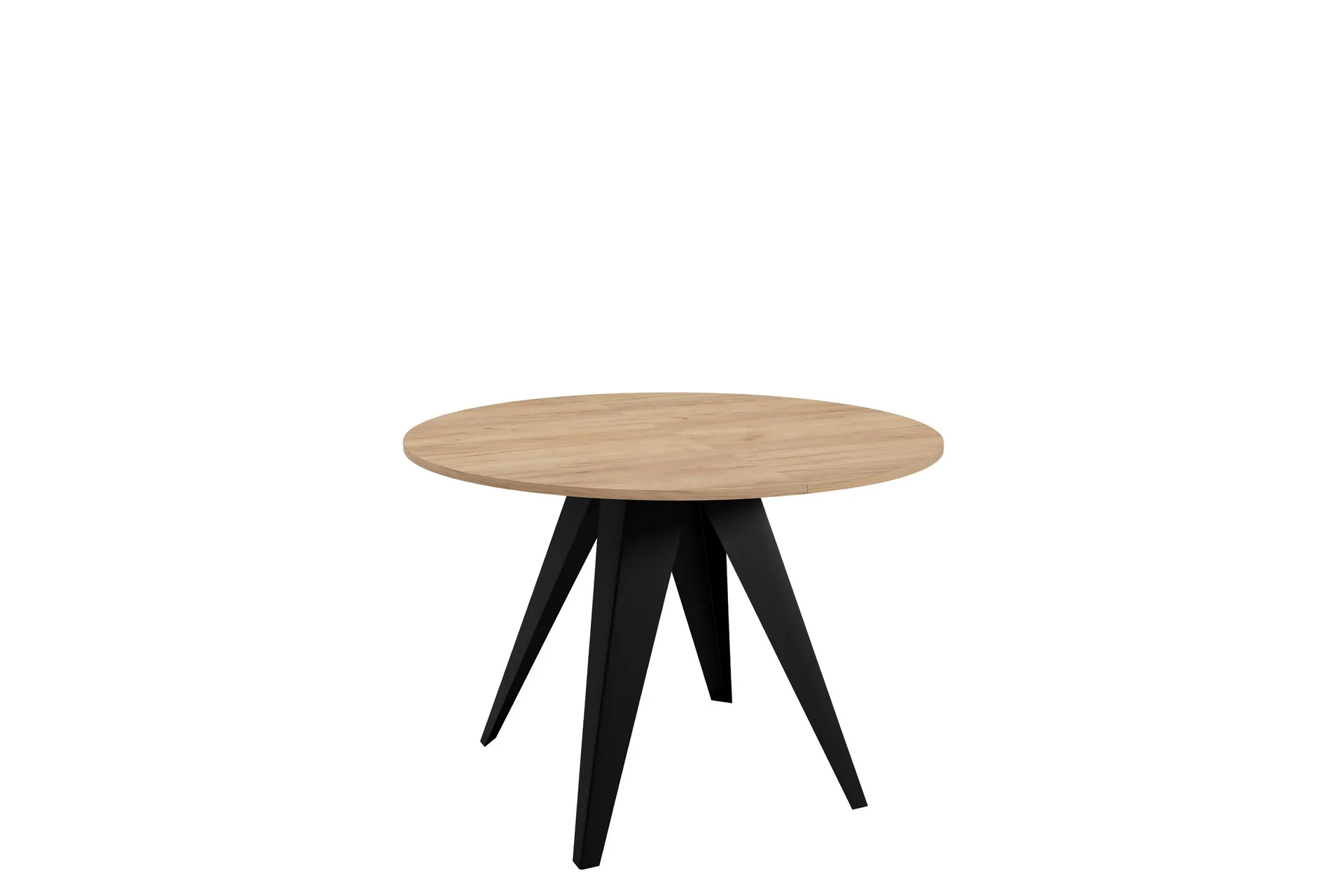 hoban matbord 128 cm - svart/beige