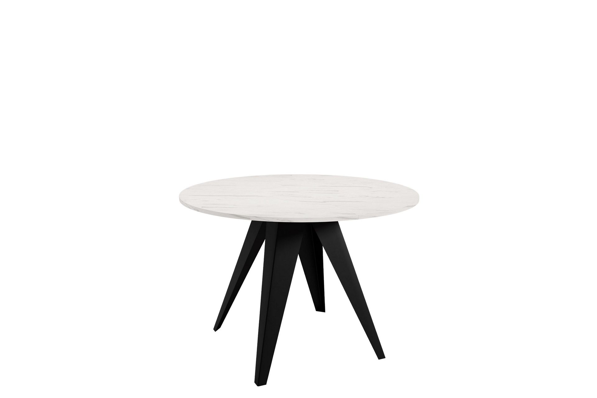 Hoban Matbord 128 cm - Svart/Vit