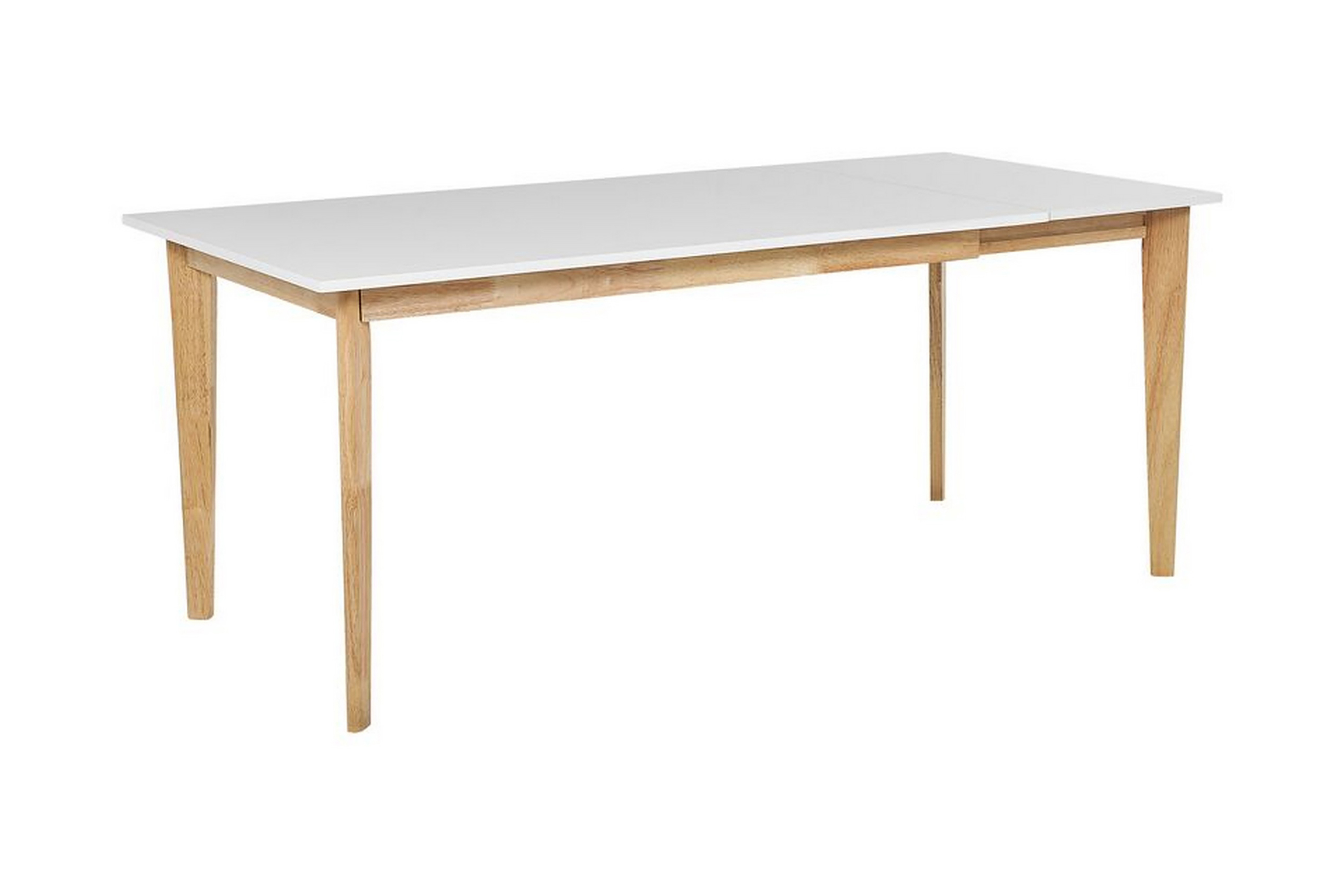 Matbord Godeset 180 cm Hopfällbart Vit/Ljus