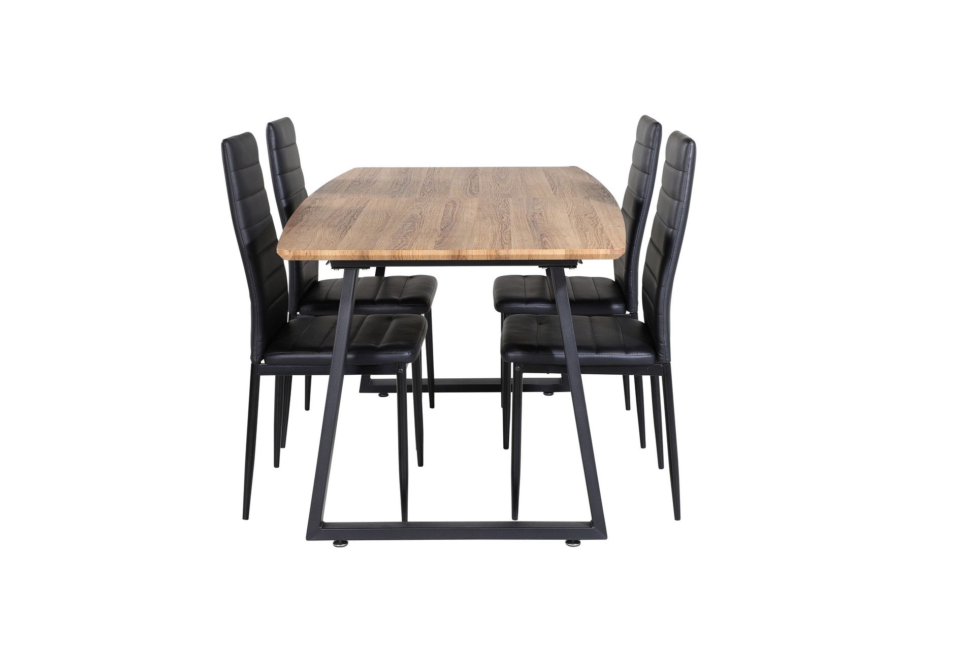 Inca Matgrupp 160 cm Rektangul&auml;r med 4 Slim stolar -