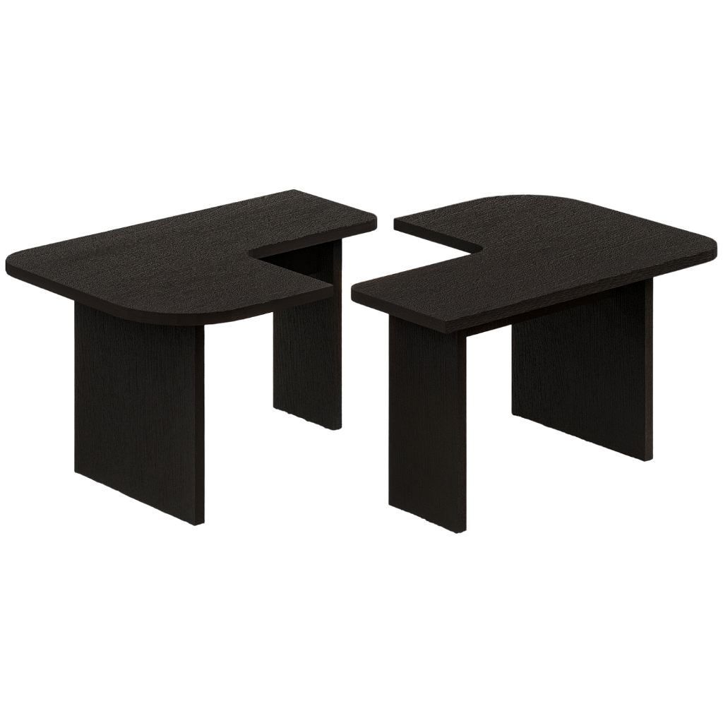 Iris Soffbordsset 90x35x45 cm - Svart