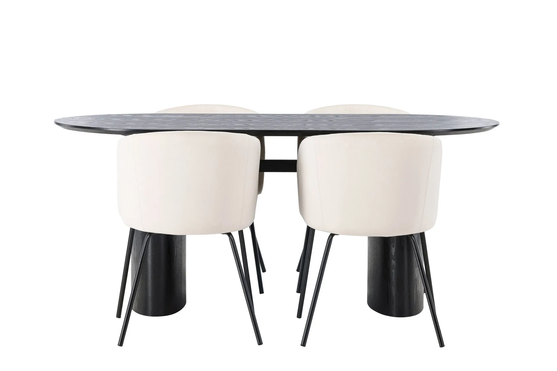 Isolde Matgrupp 180 cm Oval med 4 Berit stolar - Beige