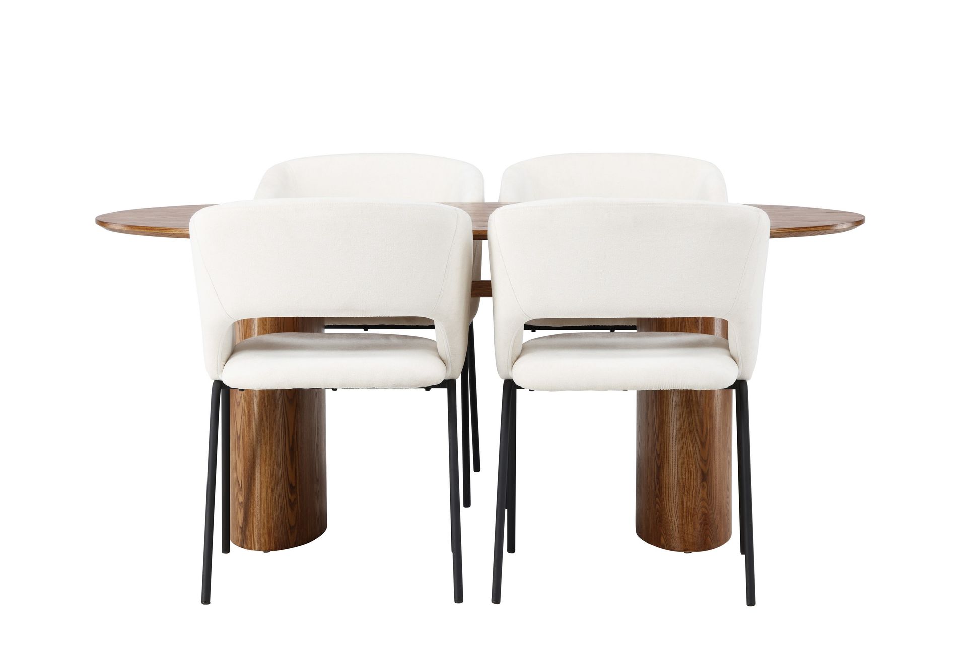 Isolde Matgrupp 180 cm Oval med 4 Day Stolar - Natur