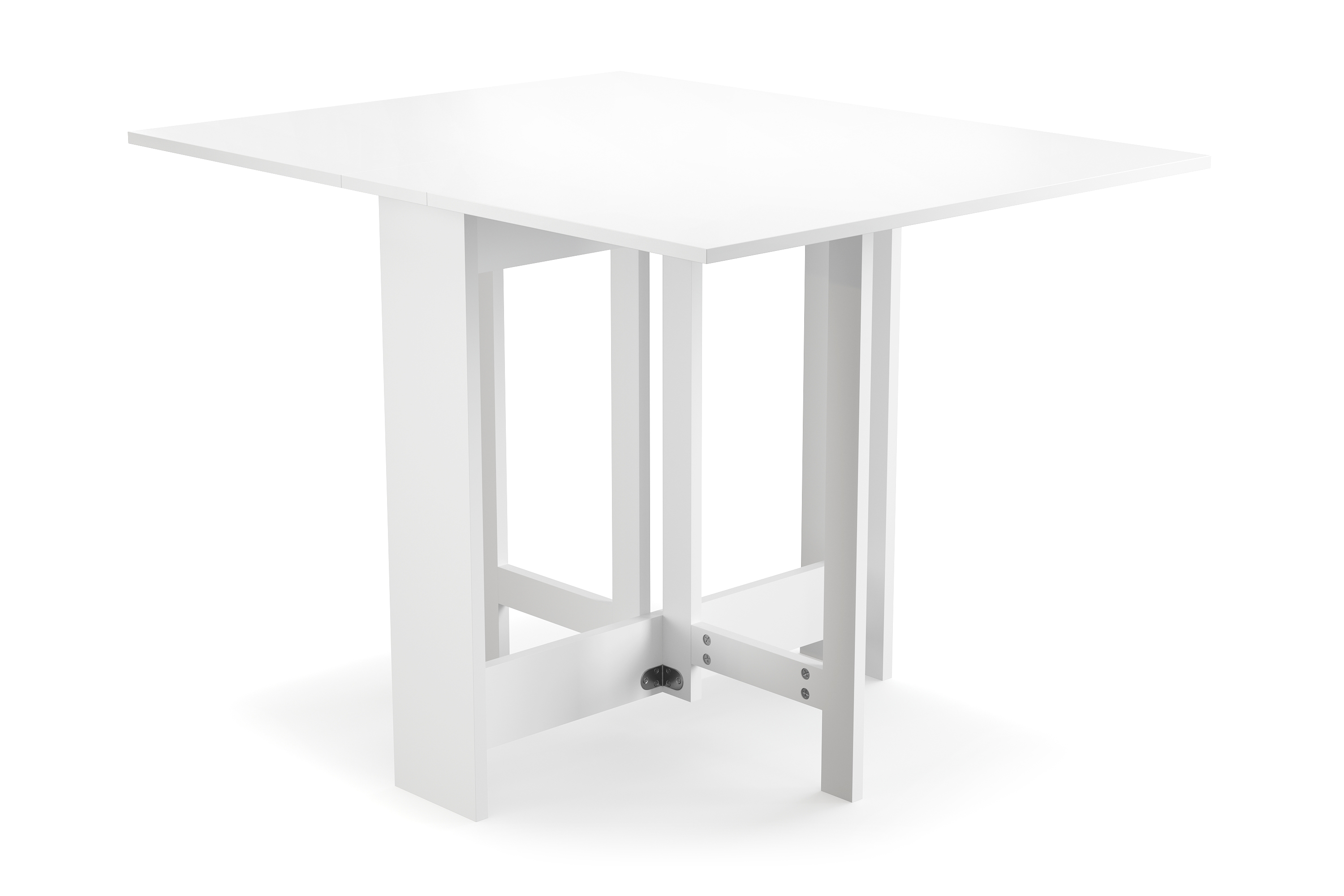 jeba rektangulärt matbord med klaffar 80 cm med plats för 4 personer - vit