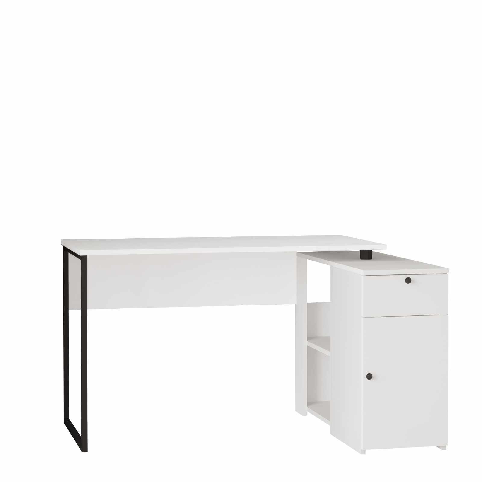 Fenvik Skrivbord 129,8x70x90 cm - Vit