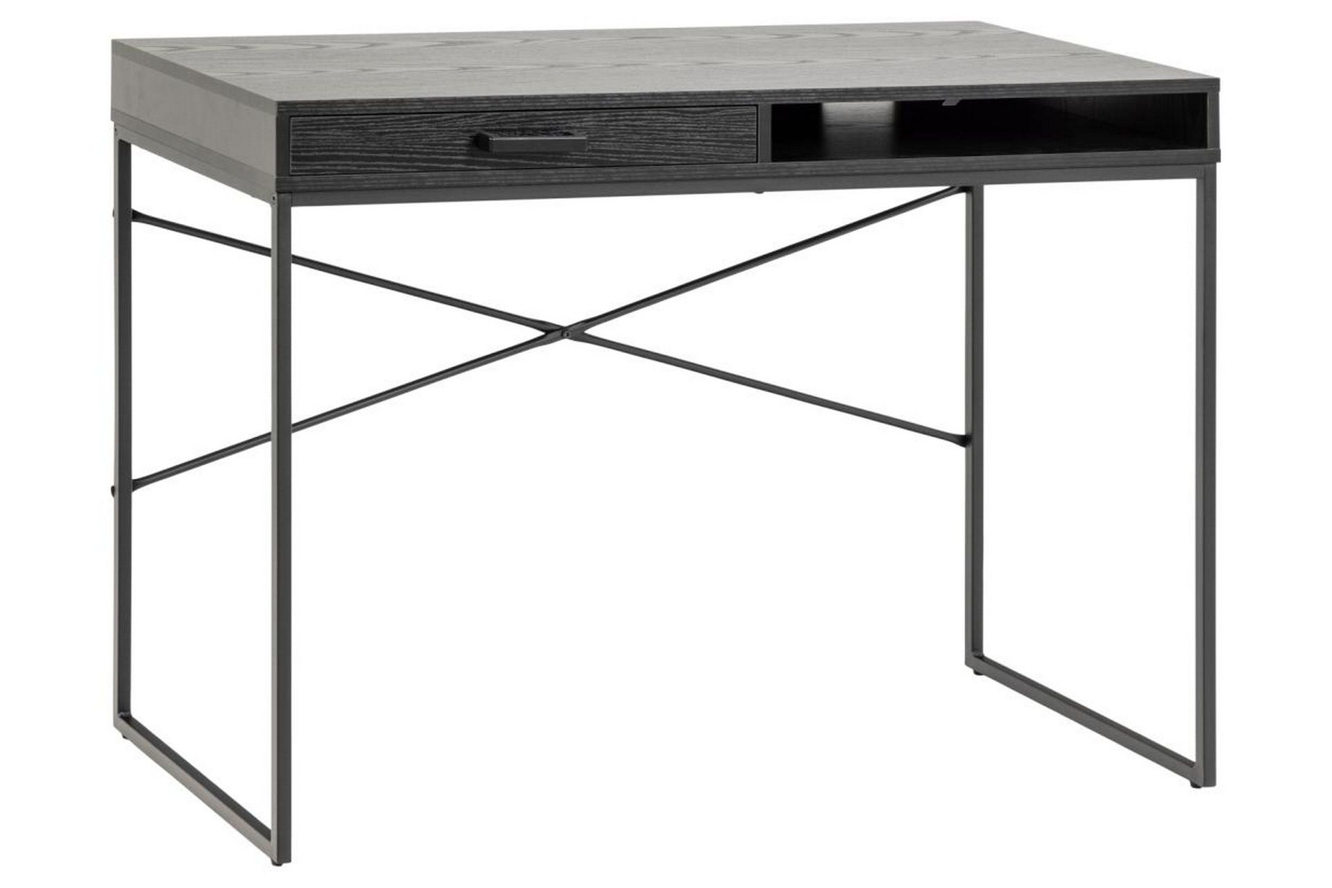 Hartsoe Skrivbord 45 cm - Svart