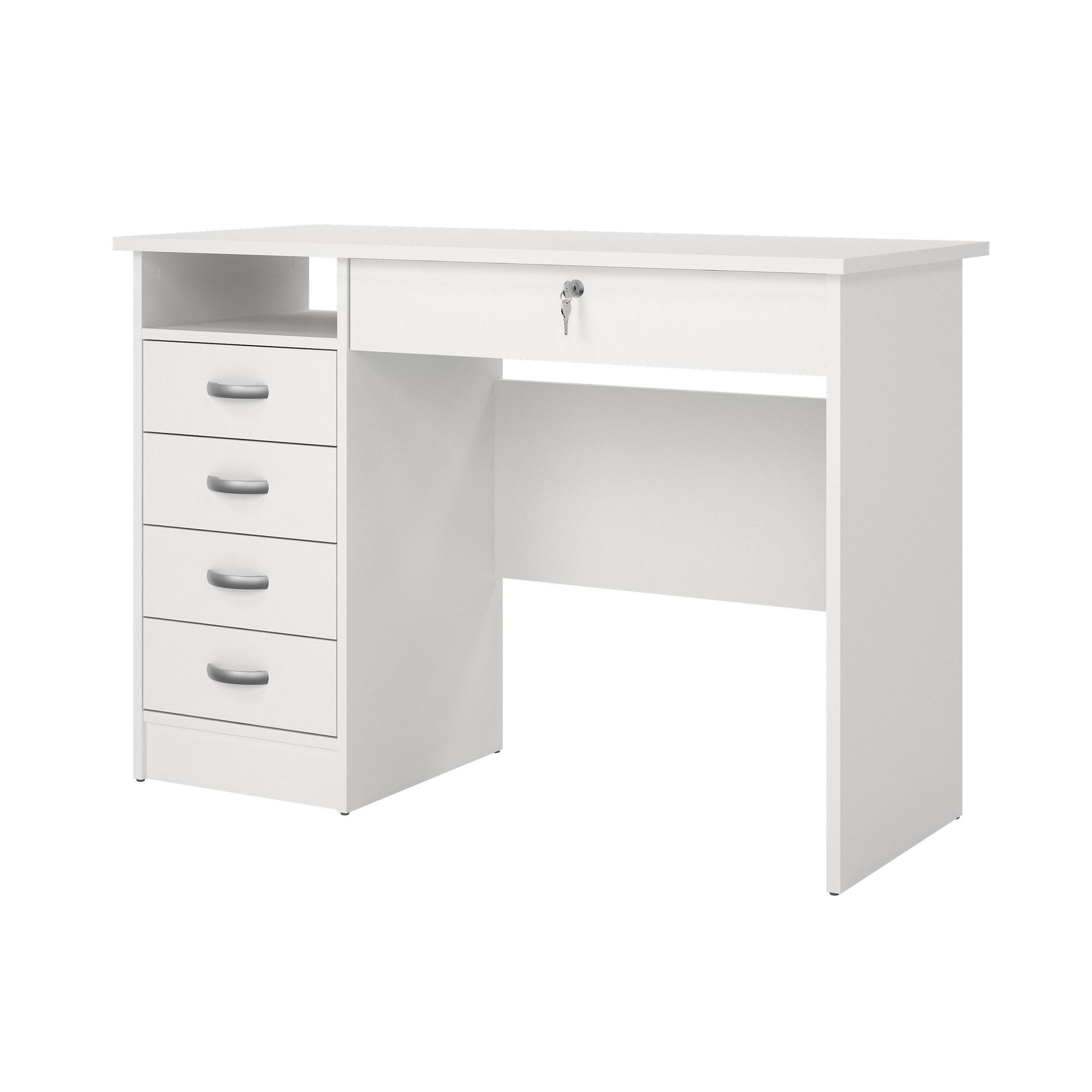 Klintberg Skrivbord med 5 lådor 109x48x76 cm -