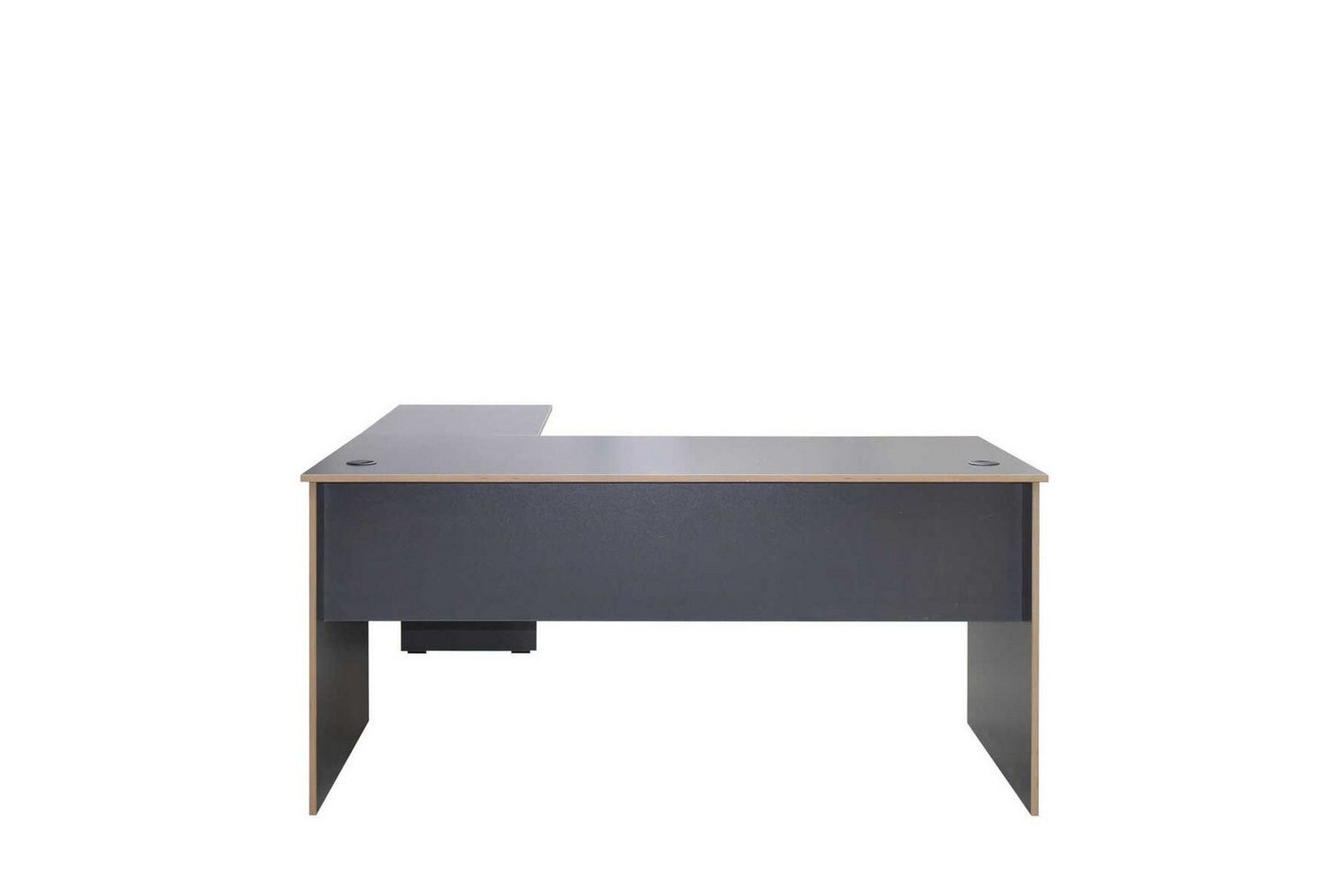 Skrivbord & datorbord Skrivbord Quelanwich Antracit / Ek Antracit, Red Colored Wood -