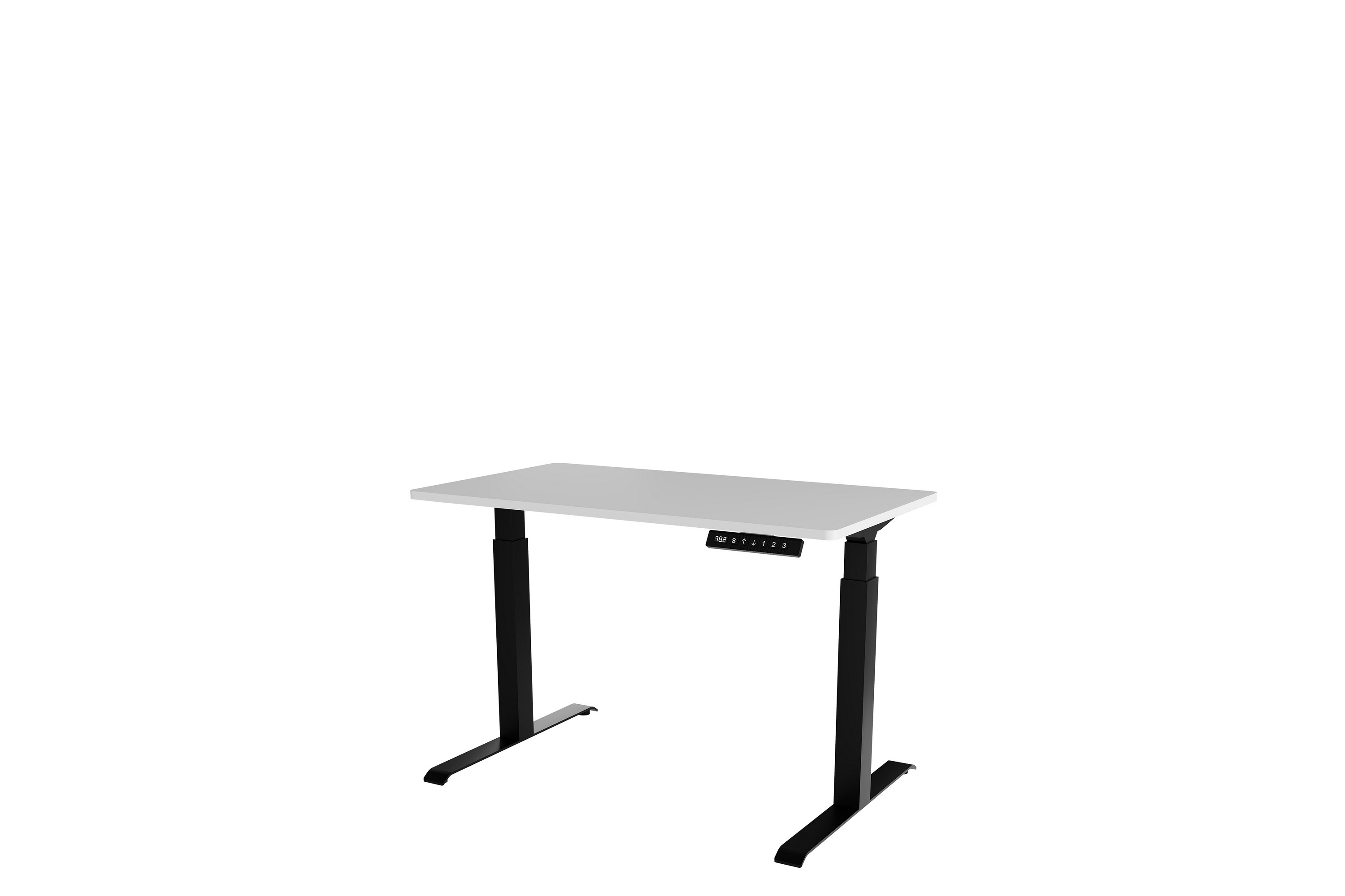 Adrianah Skrivbord 67x121 cm Vit/Svart